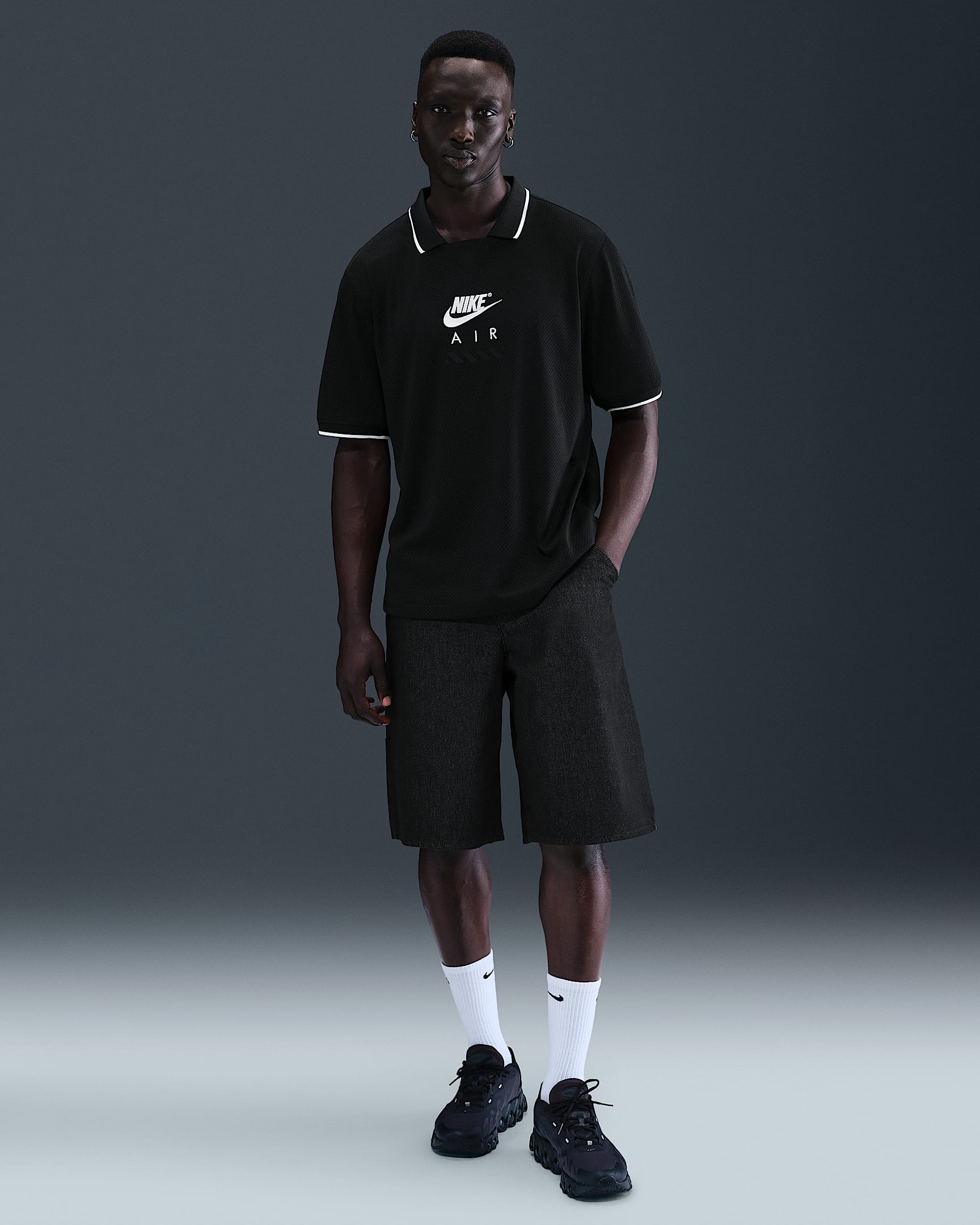 Nike Sportswear Men's Denim Shorts - Black