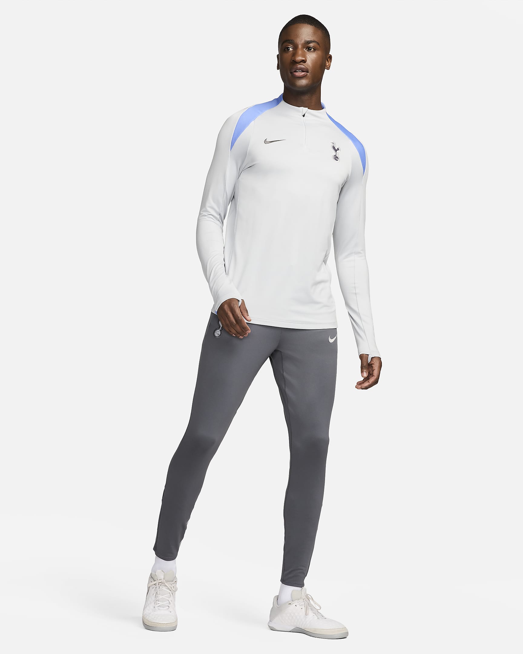 Tottenham Hotspur Strike Men's Nike Dri-FIT Football Knit Pants - Dark Grey/Polar/Grey Fog