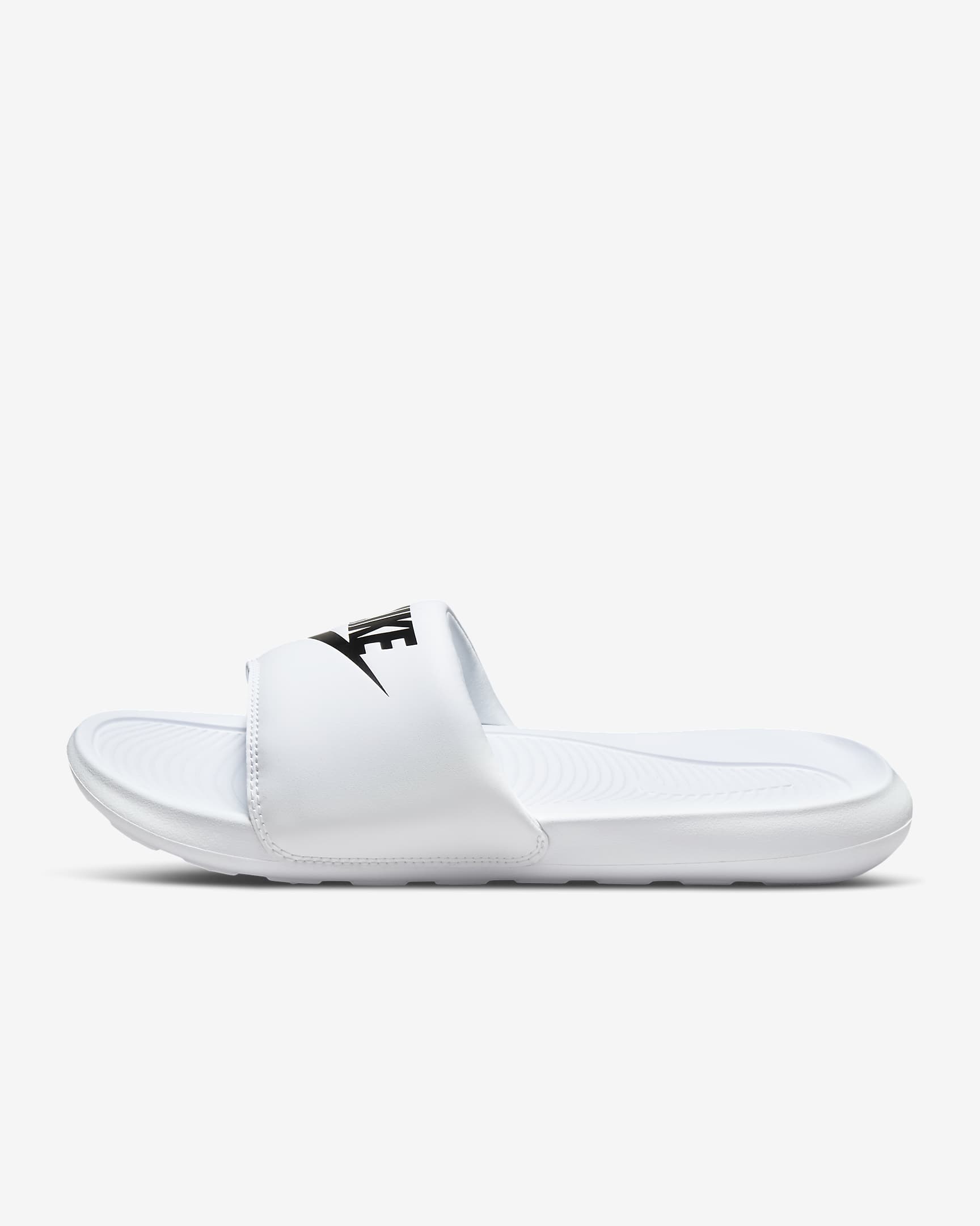 Nike Victori One Men's Slides - White/White/Black