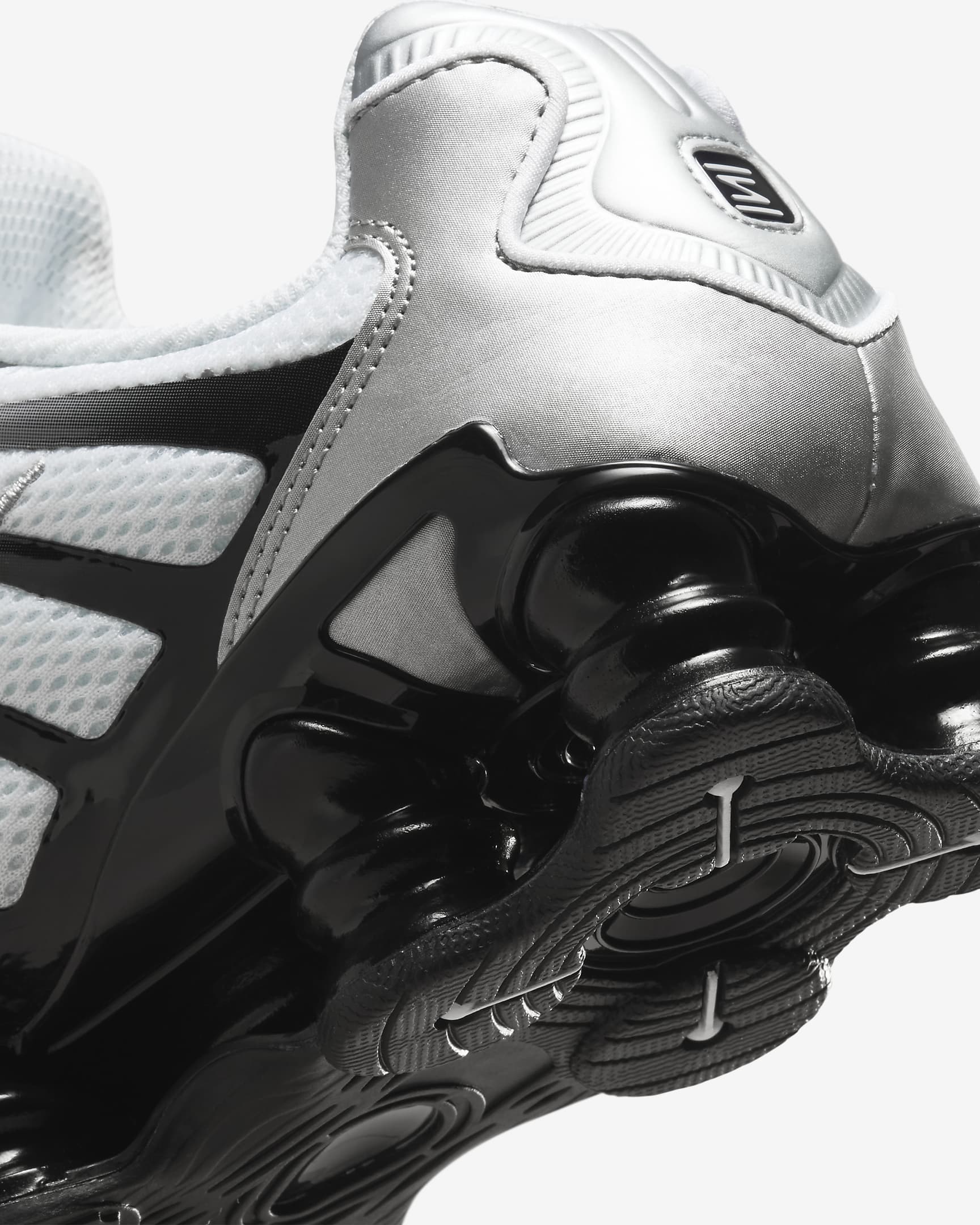 Nike Shox TL Shoes - Metallic Silver/White/Wolf Grey/Black