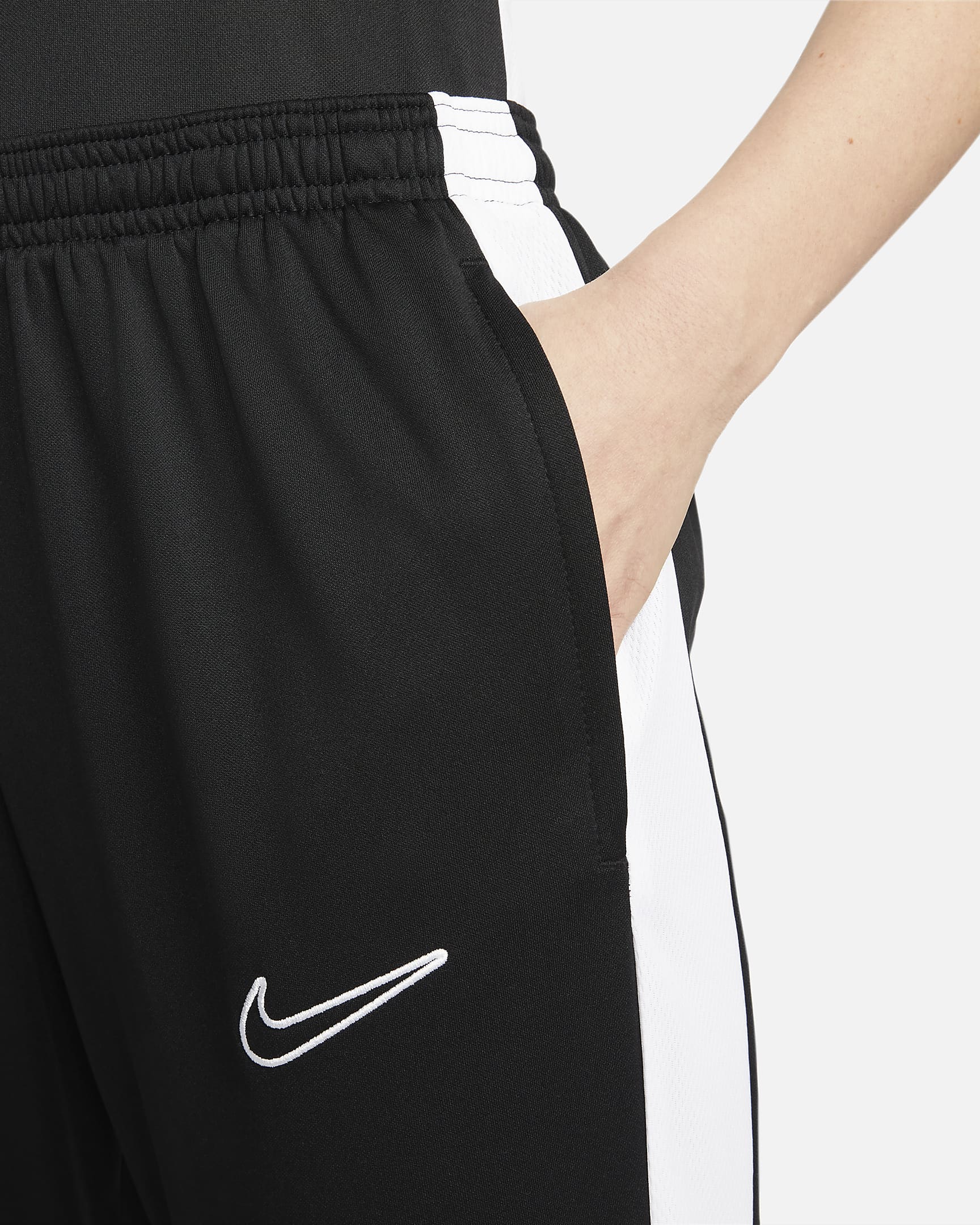 Pantaloni da calcio Nike Dri-FIT Academy - Donna - Nero/Bianco/Bianco