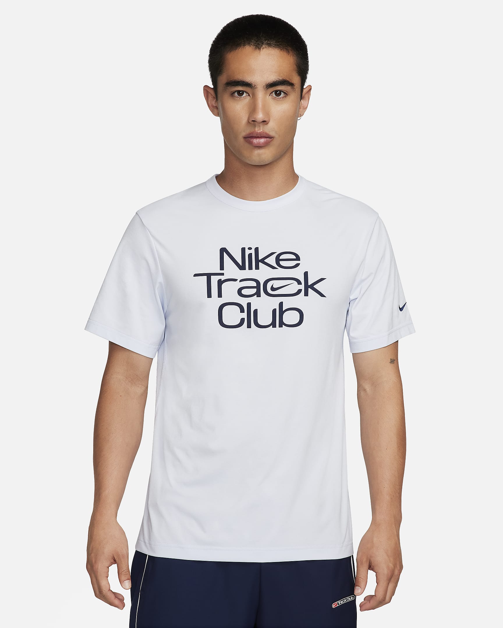 Nike Track Club Men's Dri-FIT Short-Sleeve Running Top. Nike SG