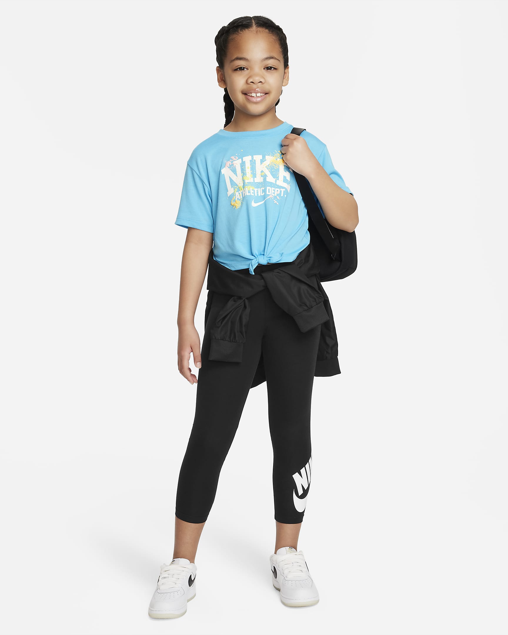 Playera para niños talla pequeña Nike 