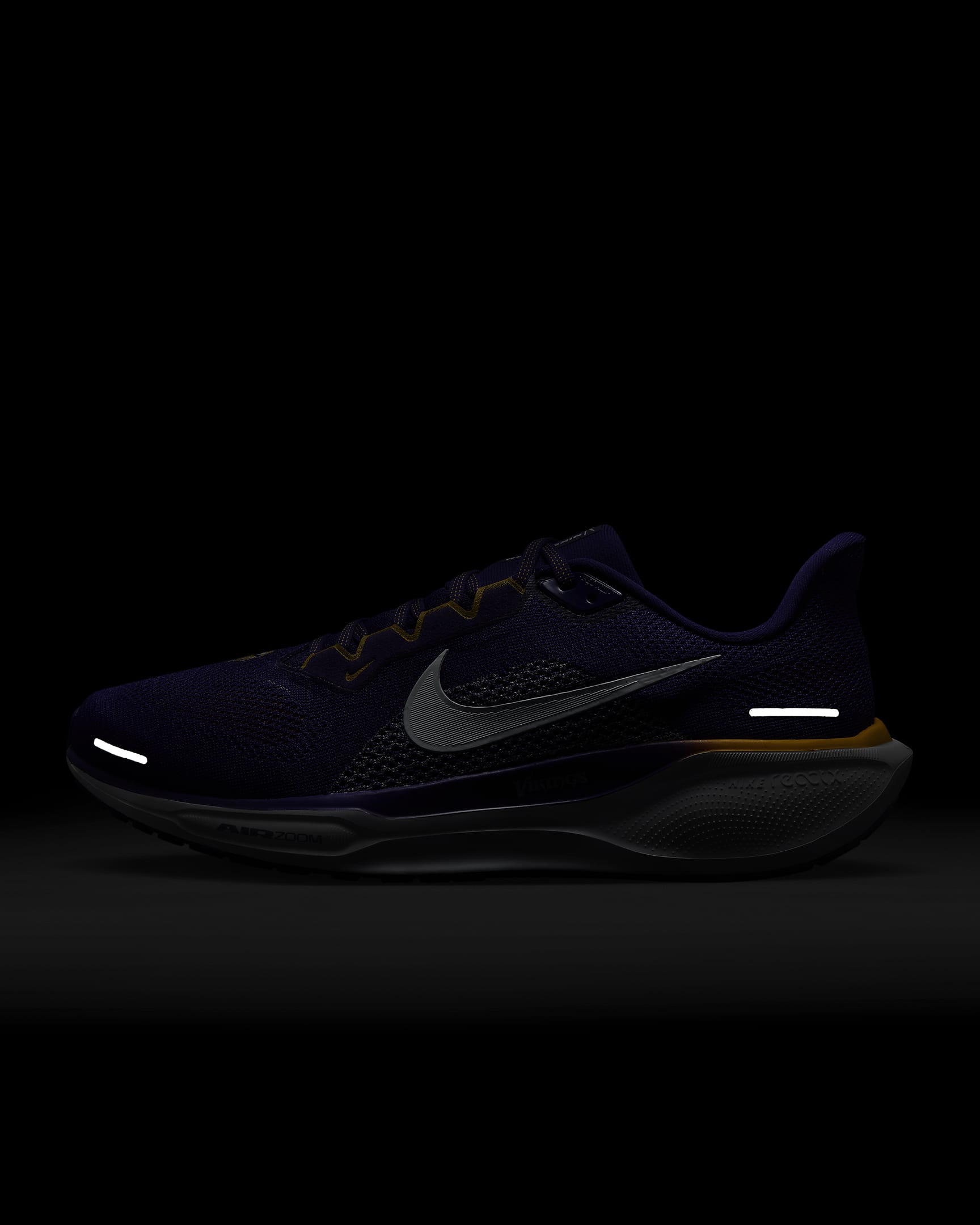 Tenis de correr en pavimento para hombre Nike Pegasus 41 NFL Minnesota Vikings - Morado cancha/Blanco/Oro/Blanco