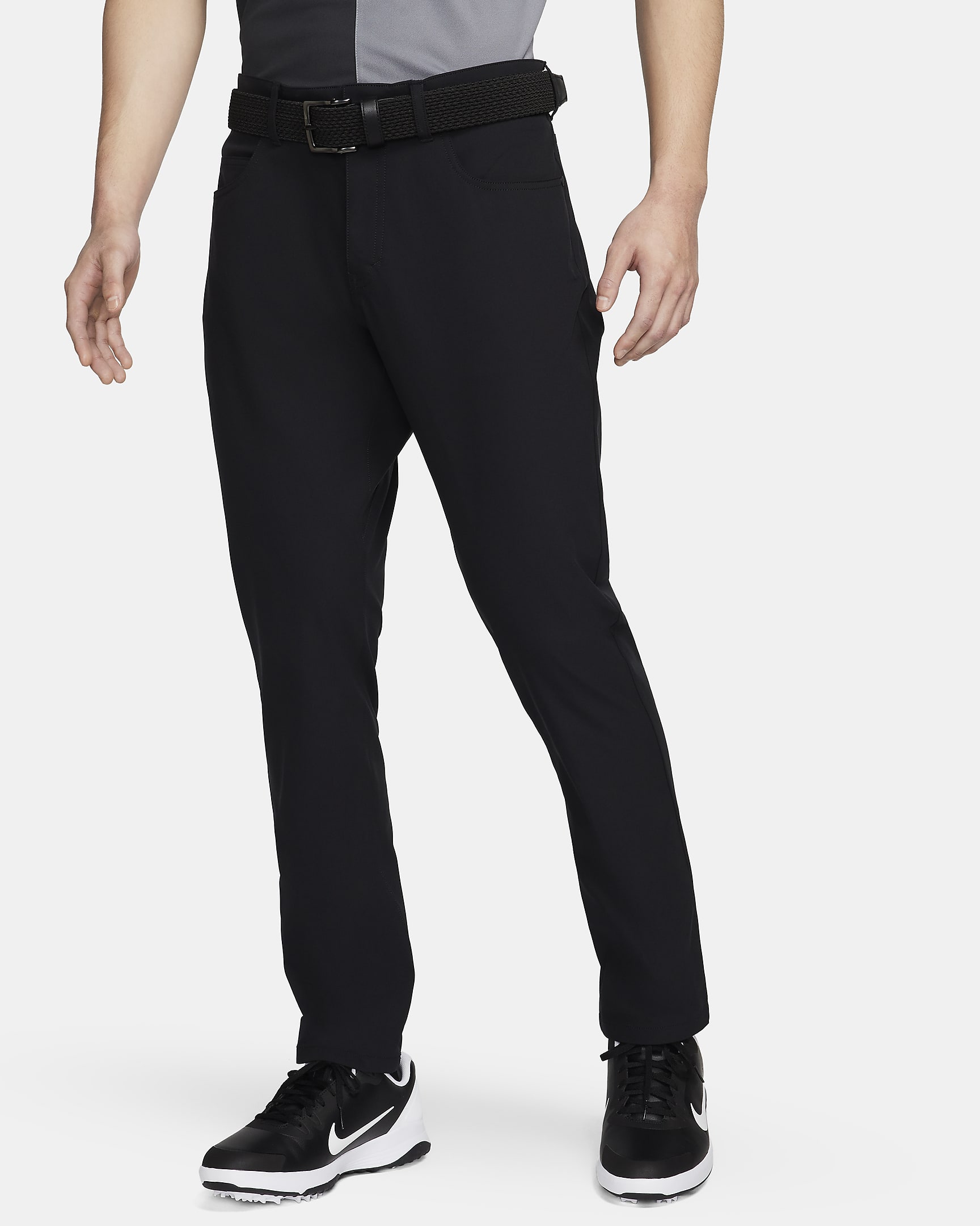 Nike Tour Men's 5-Pocket Slim Golf Trousers - Black/Black