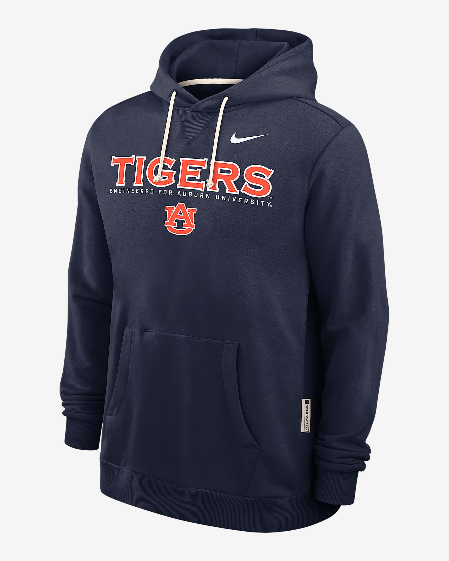 Auburn Sideline Men's Nike Dri-FIT College Pullover Hoodie - Navy