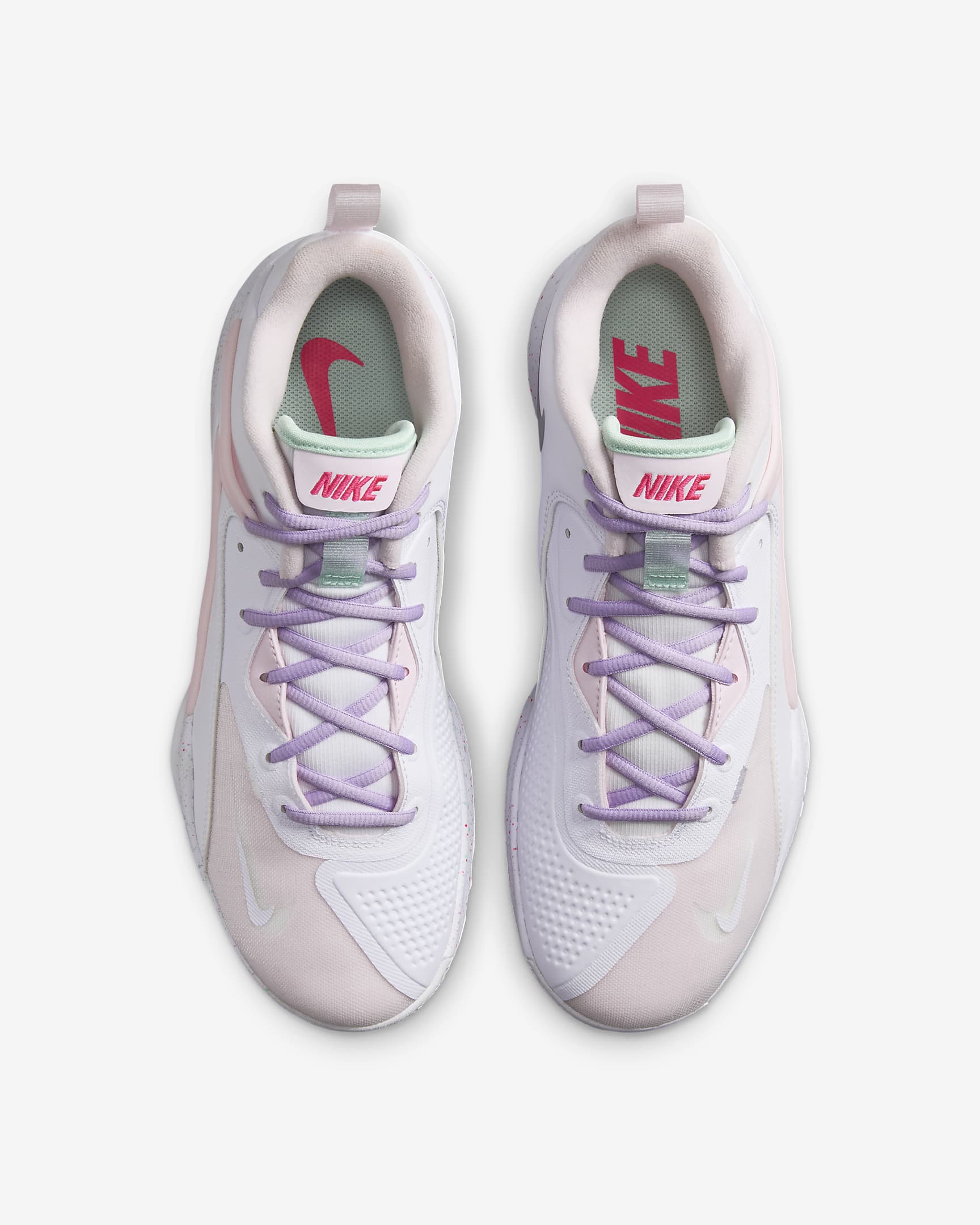 Nike HyperSet 2 SE Volleyball Shoes - White/Arctic Pink/Hyper Pink/White