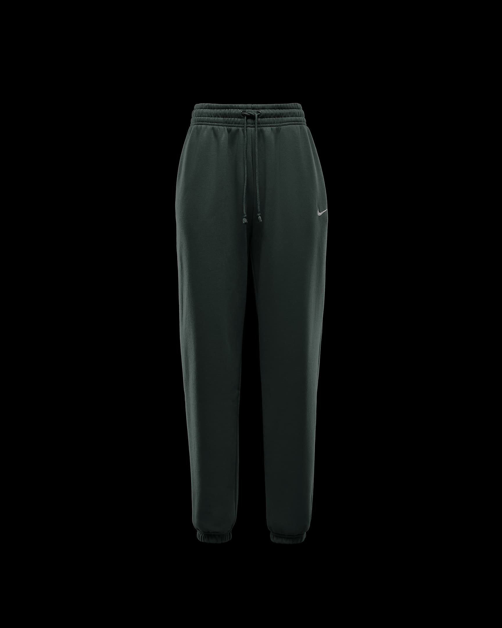 Nike Sportswear Phoenix Fleece Women's High-Waisted Oversized Tracksuit Bottoms - Vintage Green/Sail