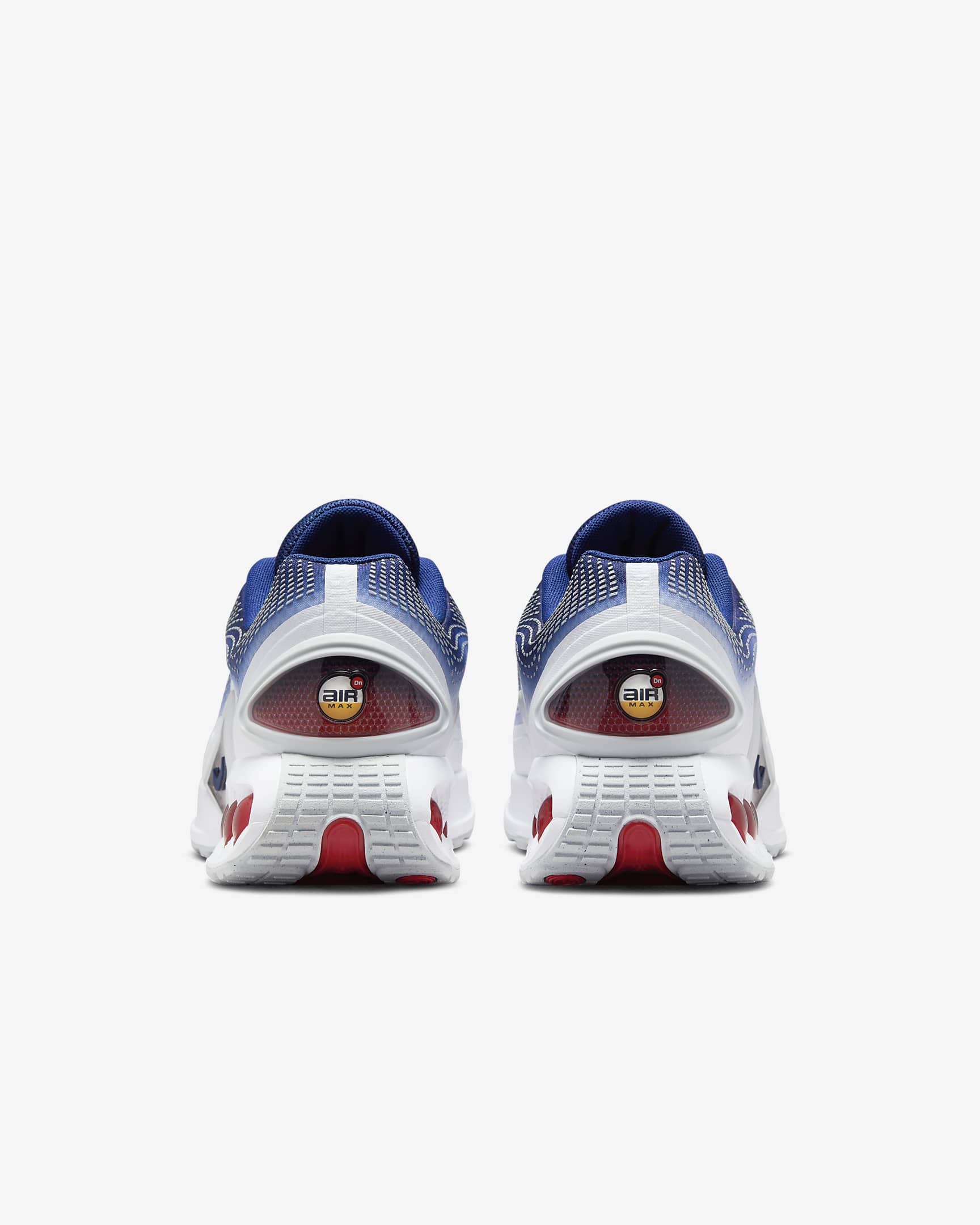 Nike Air Max Dn Men's Shoes - White/Blue Void/Metallic Silver/Bright Crimson