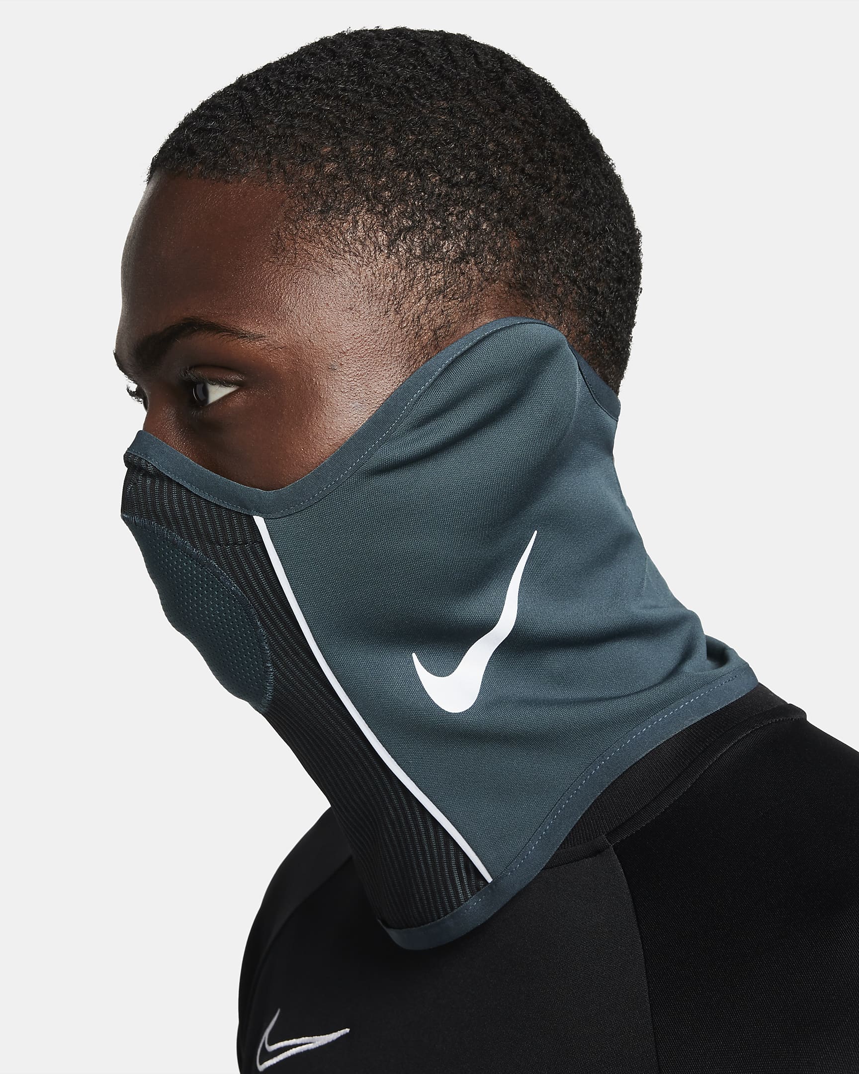 Nike Winter Warrior Men's Dri-FIT Football Snood - Deep Jungle/Deep Jungle