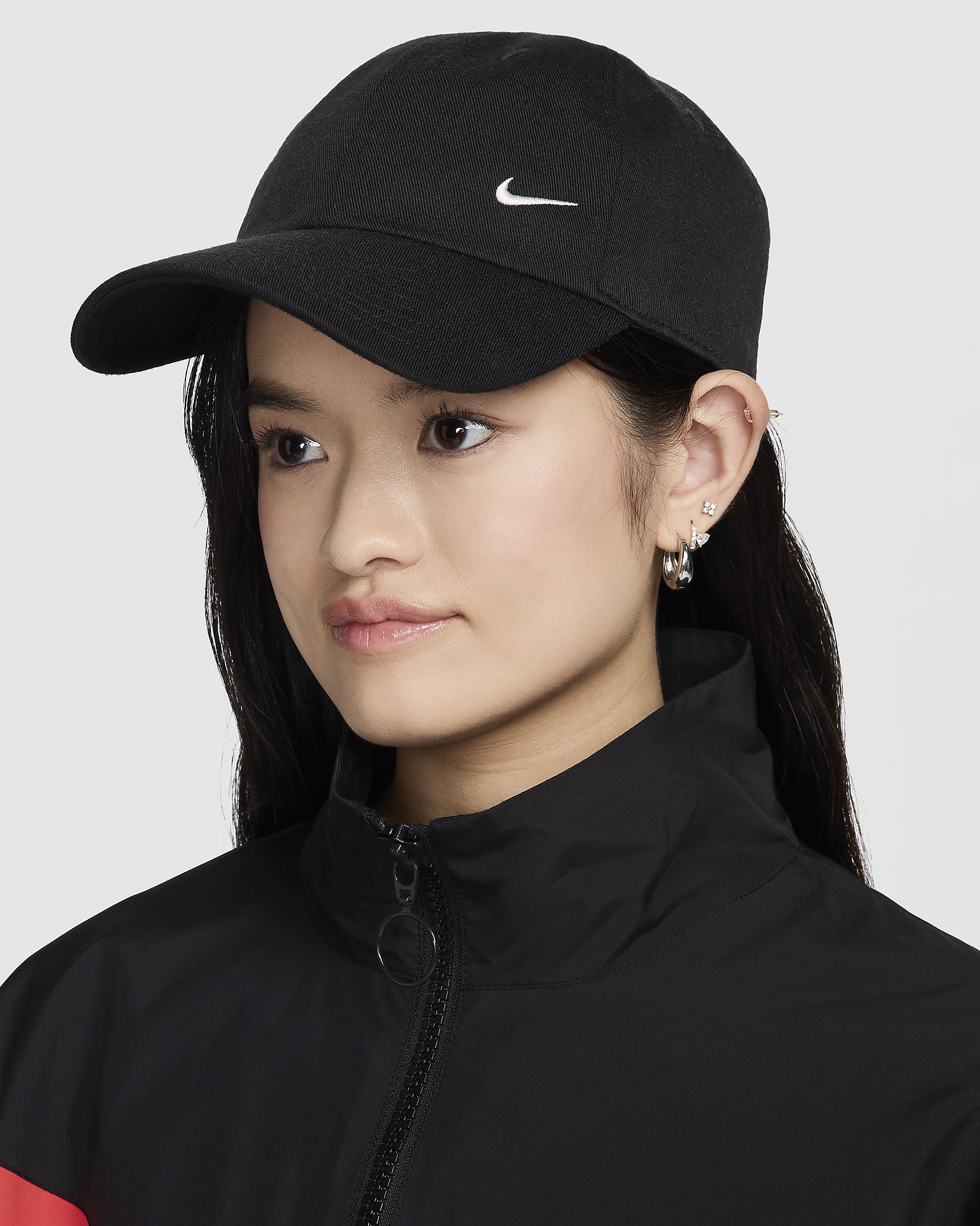 Nike Club unstrukturierte Cap - Schwarz/Sail