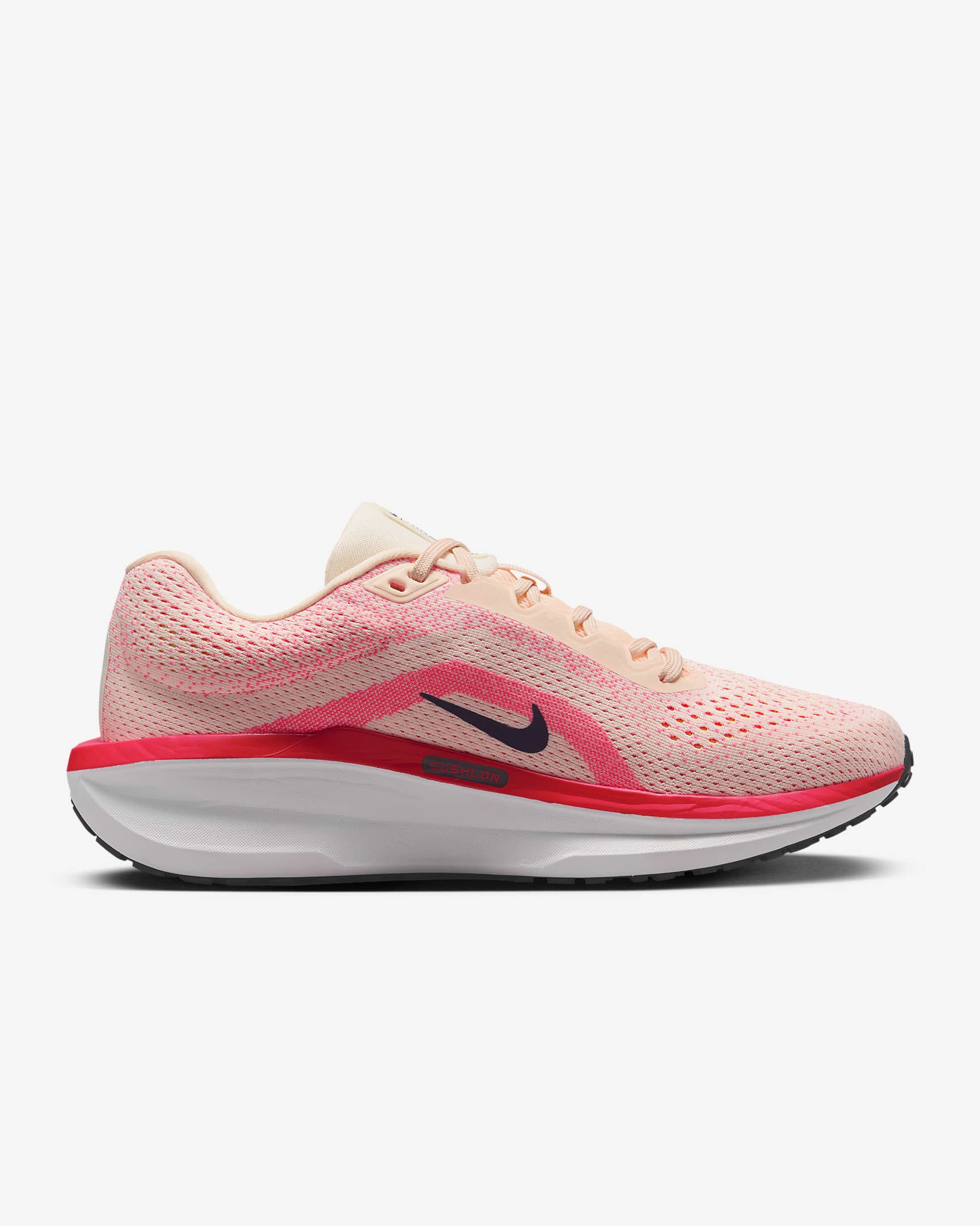 Nike Winflo 11 Women's Road Running Shoes - Crimson Tint/Hot Punch/Pale Ivory/Dark Raisin