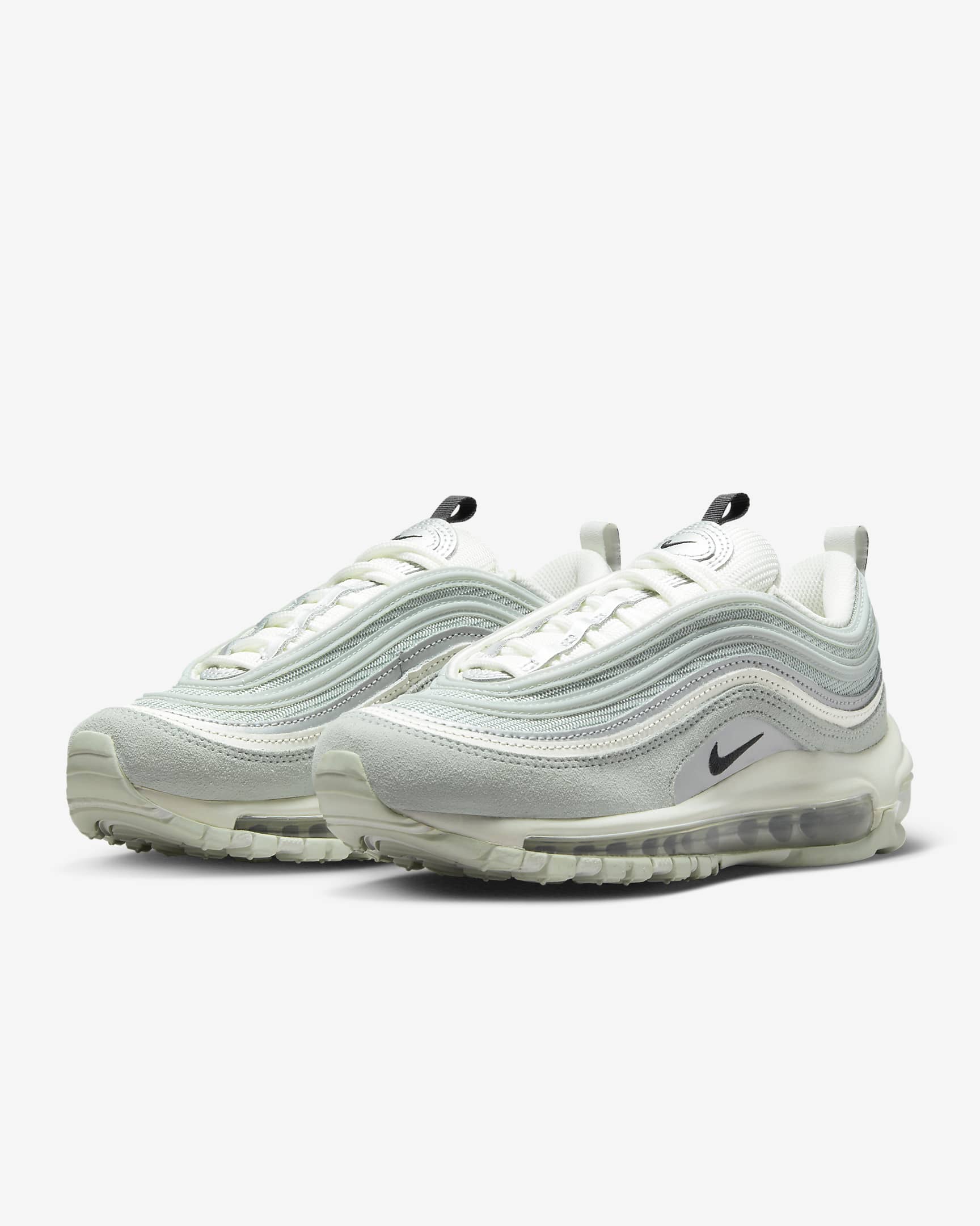 nike air max 97 womens white and silver