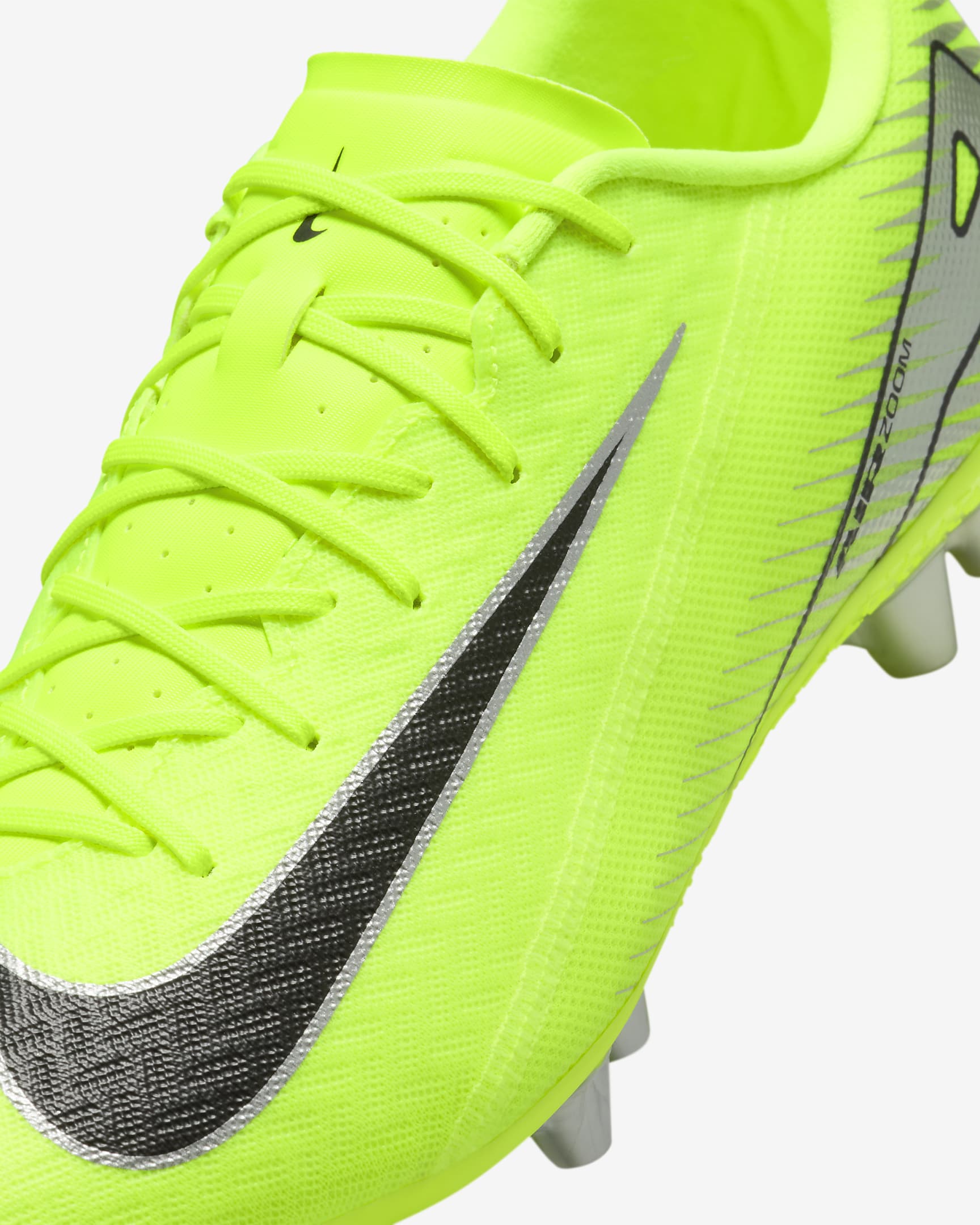 Chaussure de foot à crampons basse pour terrain synthétique Nike Mercurial Vapor 16 Academy - Volt/Noir