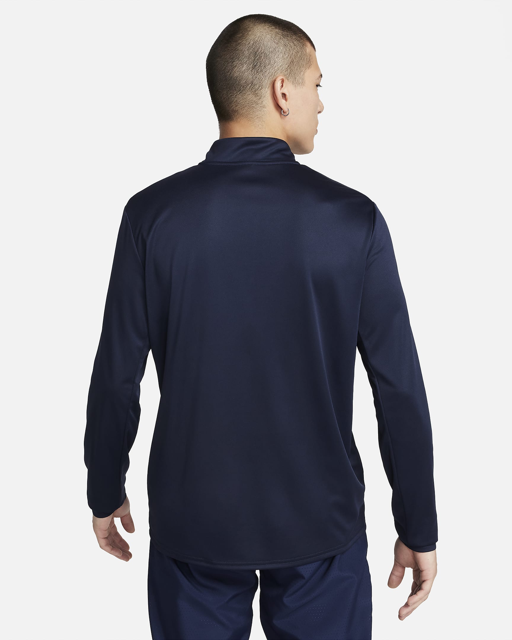 Camisola de running Dri-FIT com fecho até meio Nike Pacer para homem - Obsidian