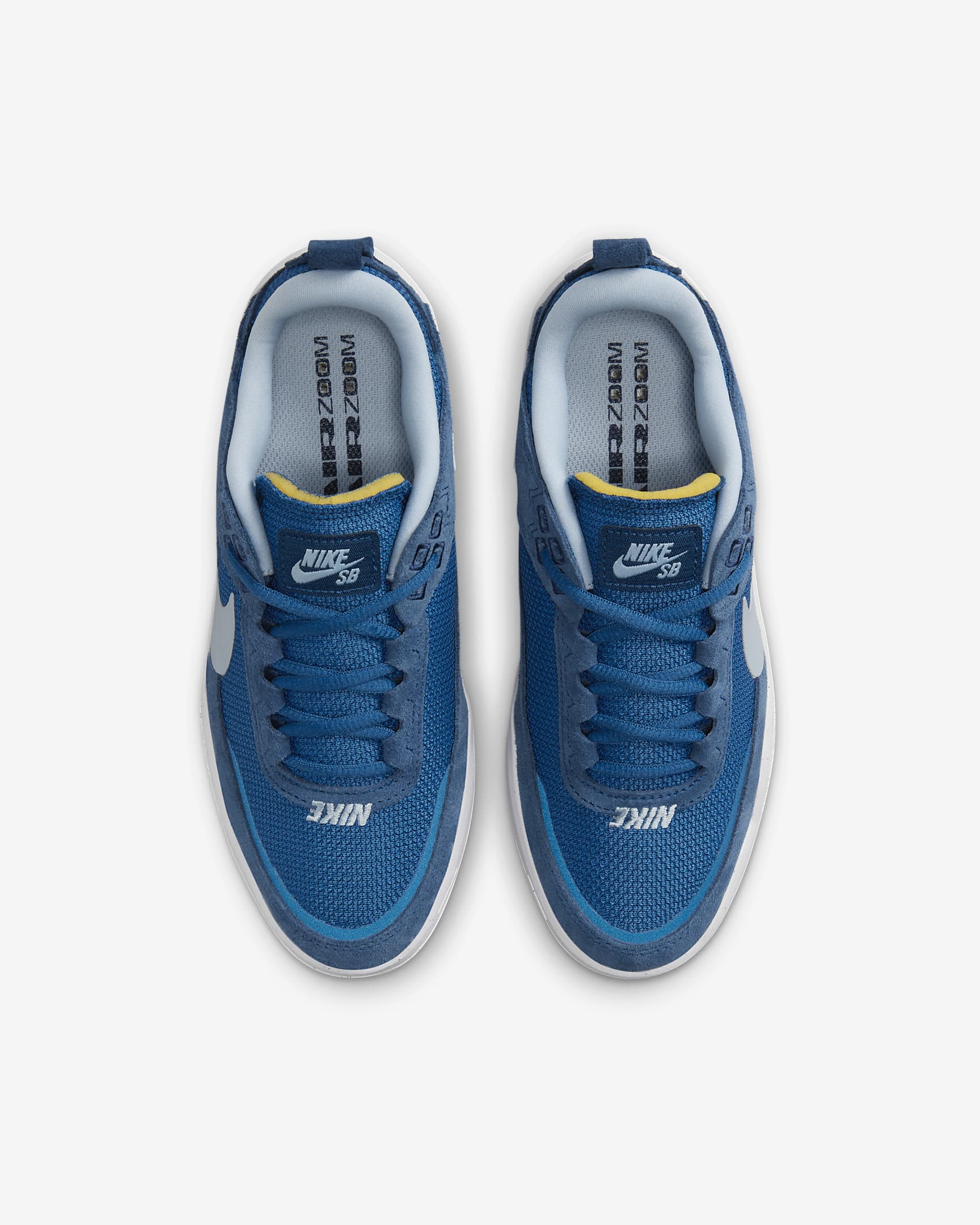 Nike SB Day One Big Kids' Skate Shoes - Court Blue/Midnight Navy/White/Light Armory Blue