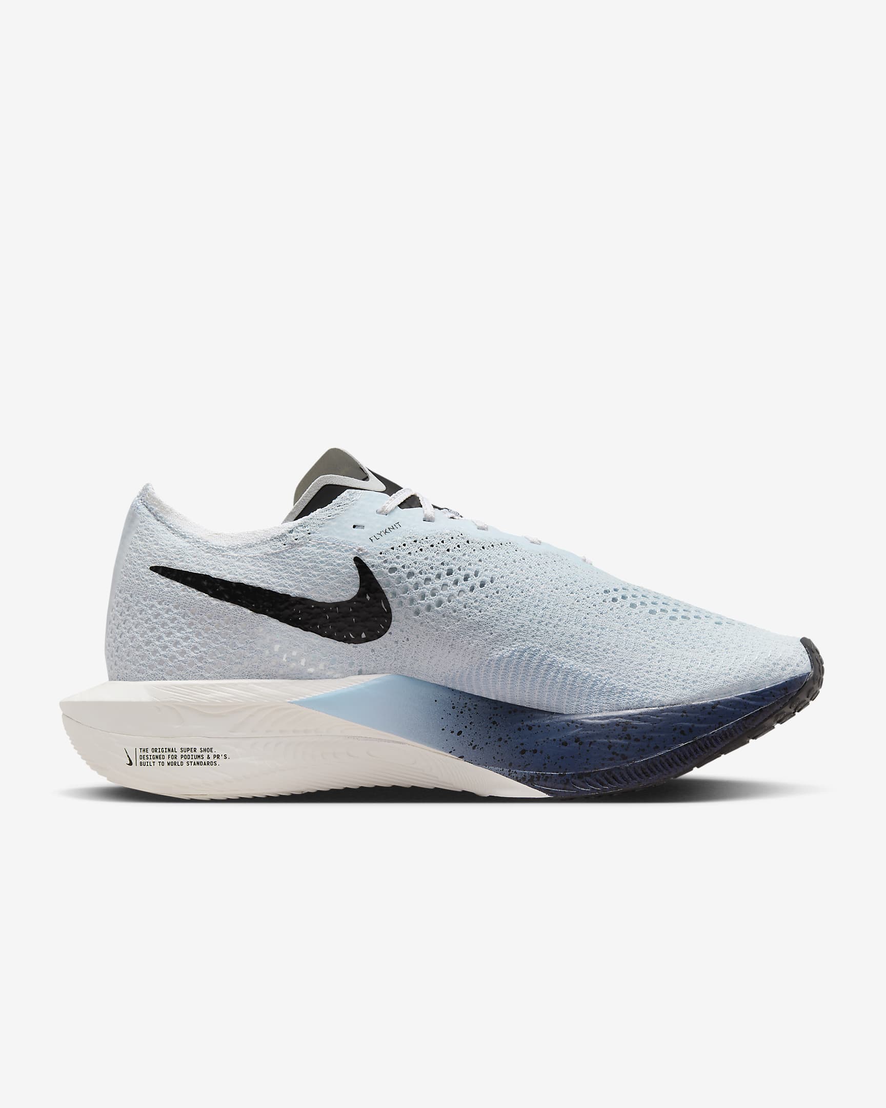 Nike Vaporfly 3-konkurrenceløbesko til vej til mænd - hvid/Pure Platinum/Speed Yellow/Speed Red