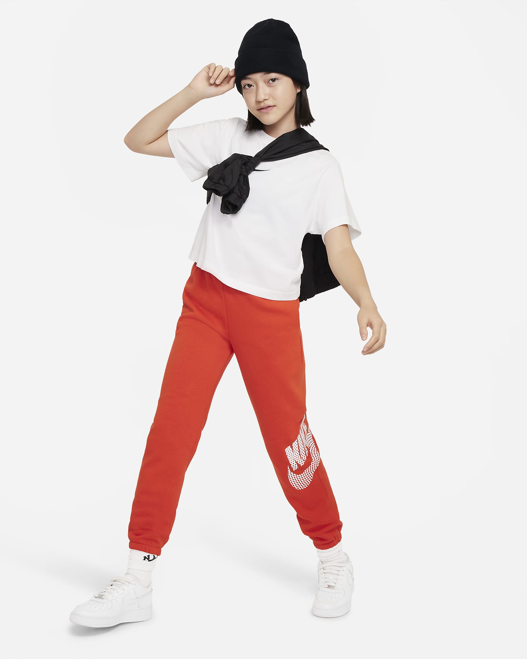 Nike Sportswear Big Kids' (Girls') Oversized Fleece Dance Pants.