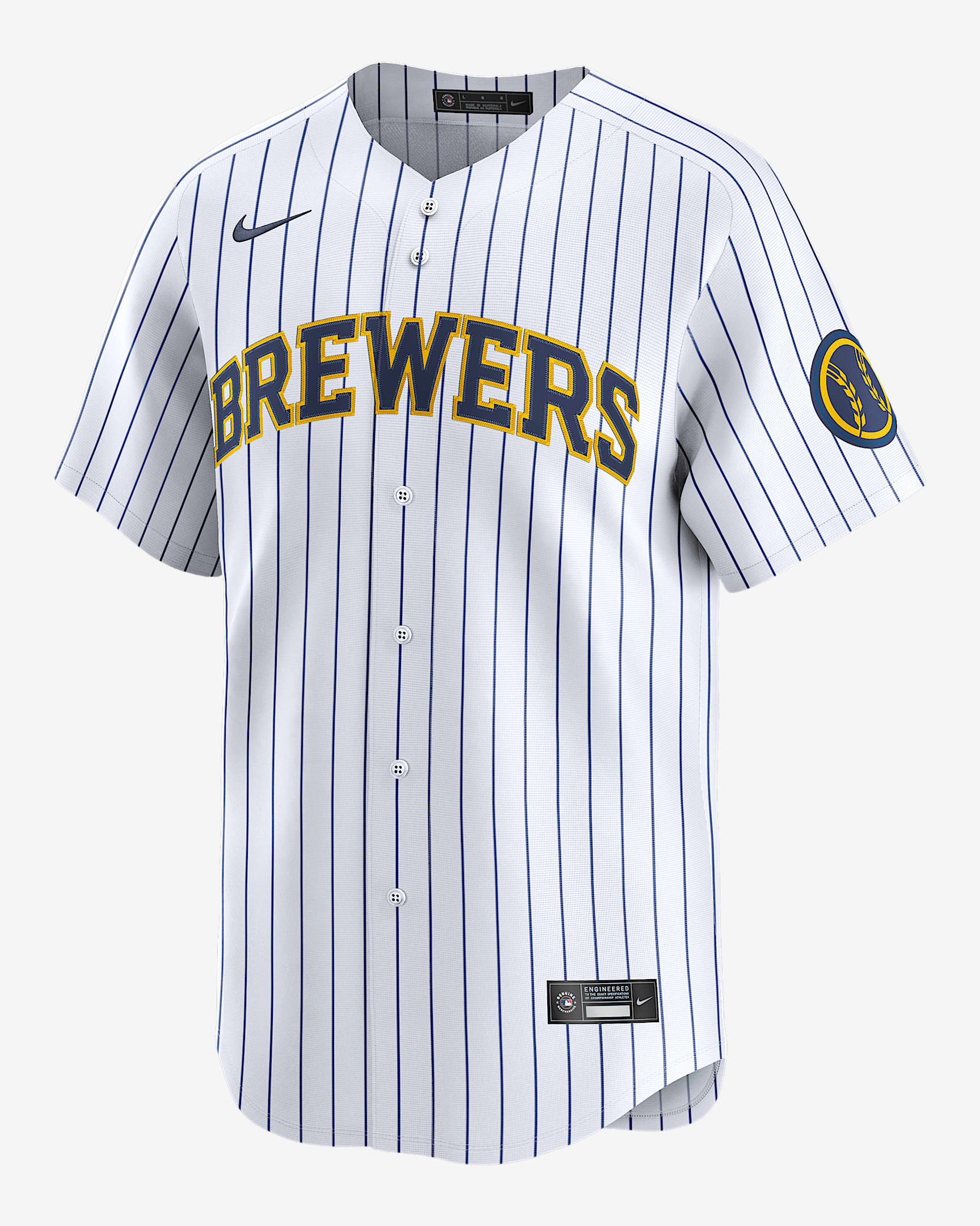 Milwaukee Brewers Men's Nike Dri-FIT ADV MLB Limited Jersey - White