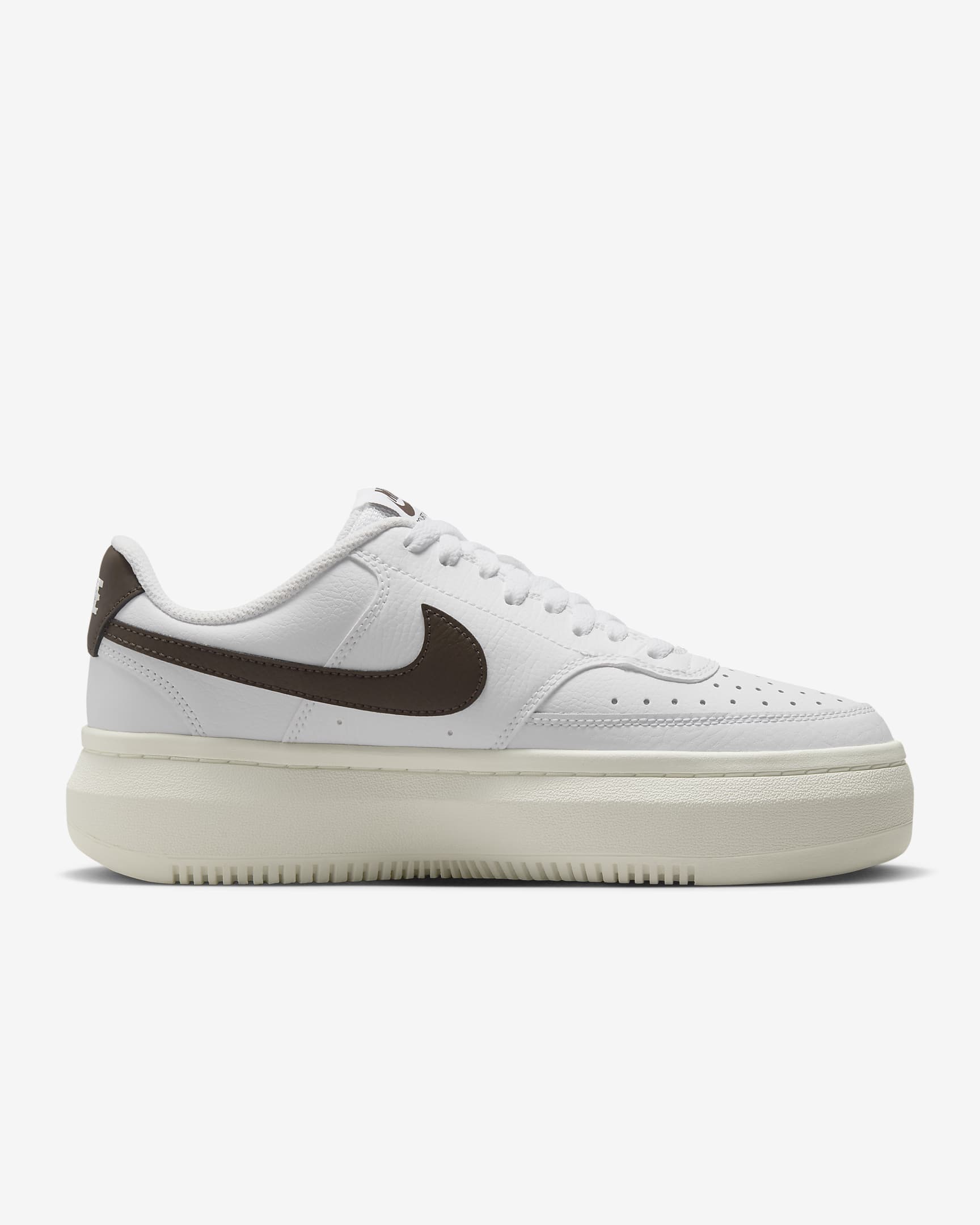 Nike Court Vision Alta Women's Shoes - White/Sail/Baroque Brown