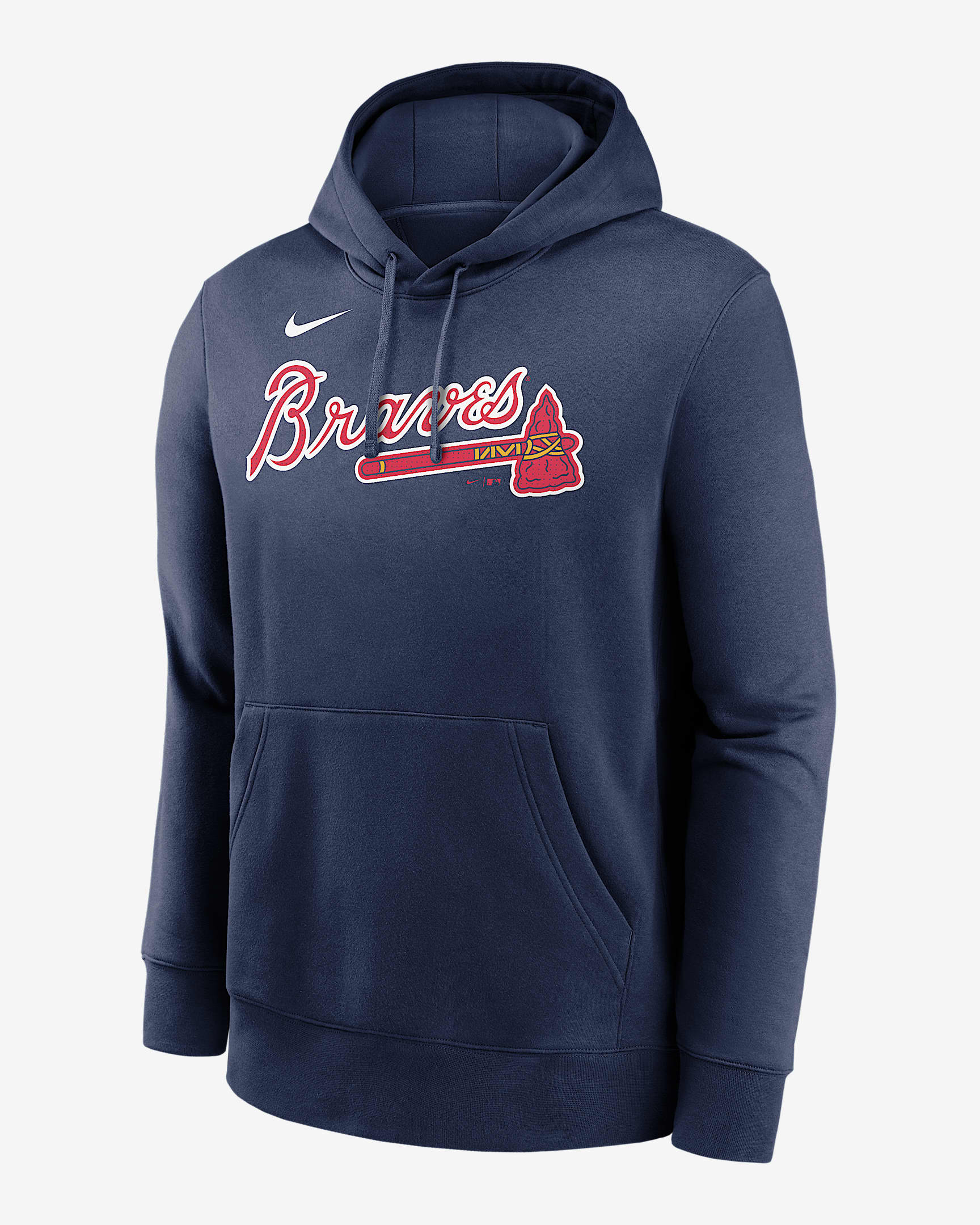 Ronald Acuña Jr. Atlanta Braves Club Men's Nike MLB Pullover Hoodie - Blue