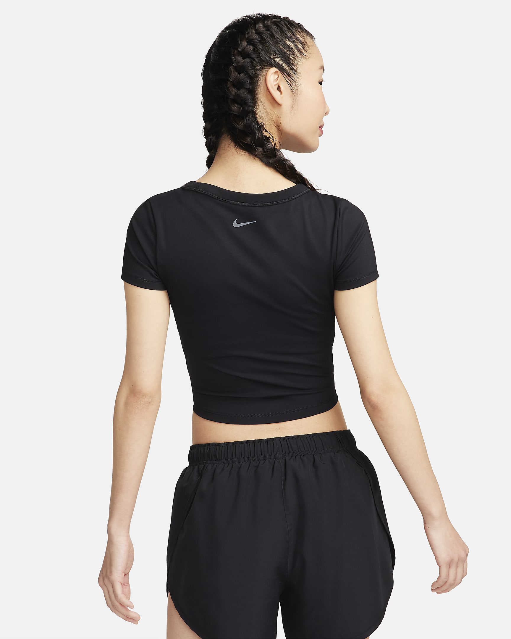 Nike One Fitted Women's Dri-FIT Short-Sleeve Cropped Top. Nike ID