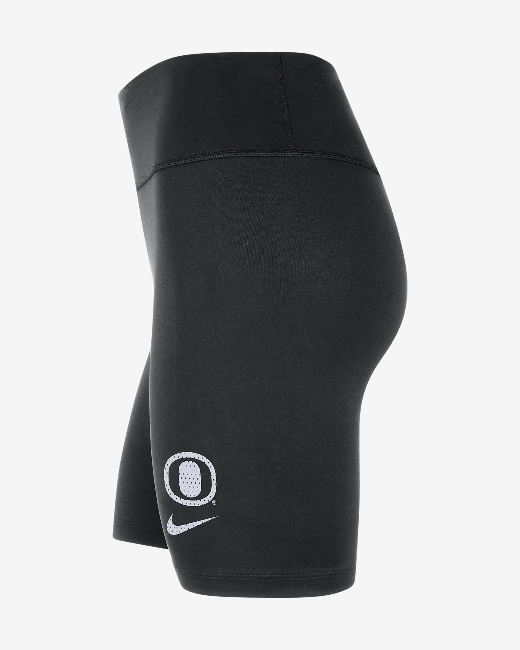 Oregon Women's Nike One College 7" Biker Shorts.