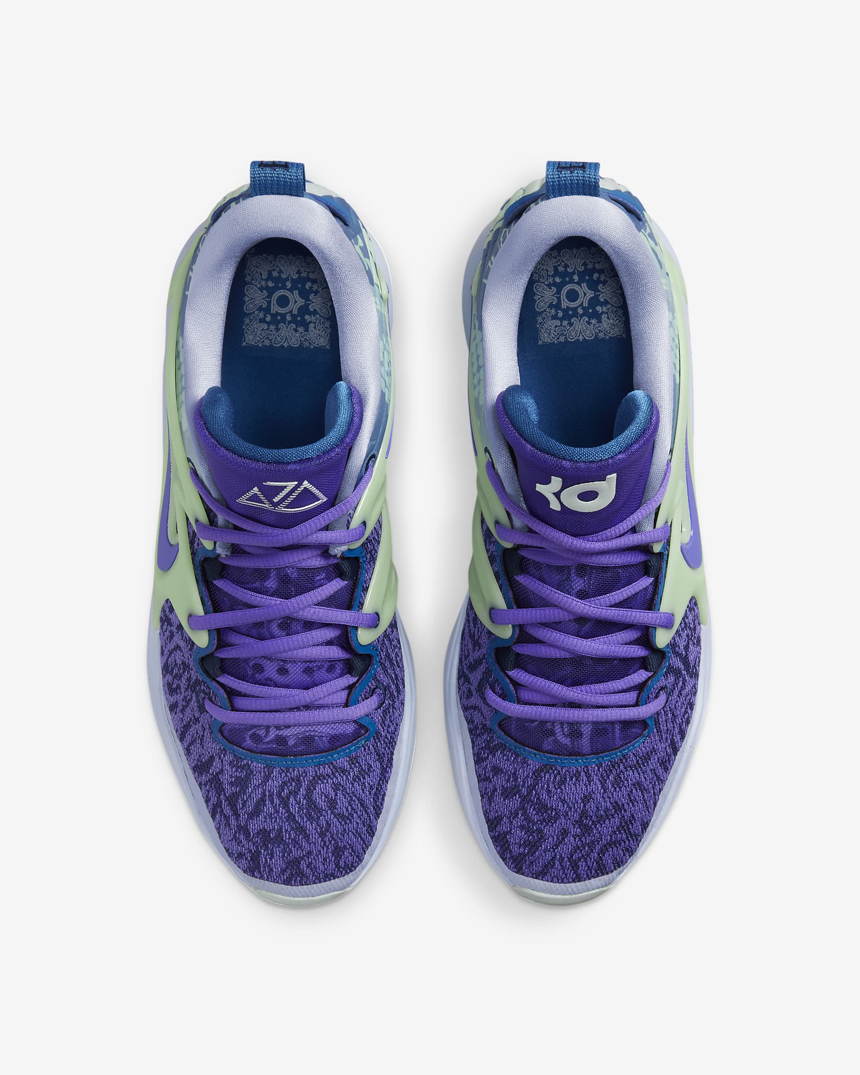 KD15 Basketball Shoes - Psychic Purple/Midnight Navy/Ghost/Dark Marina Blue