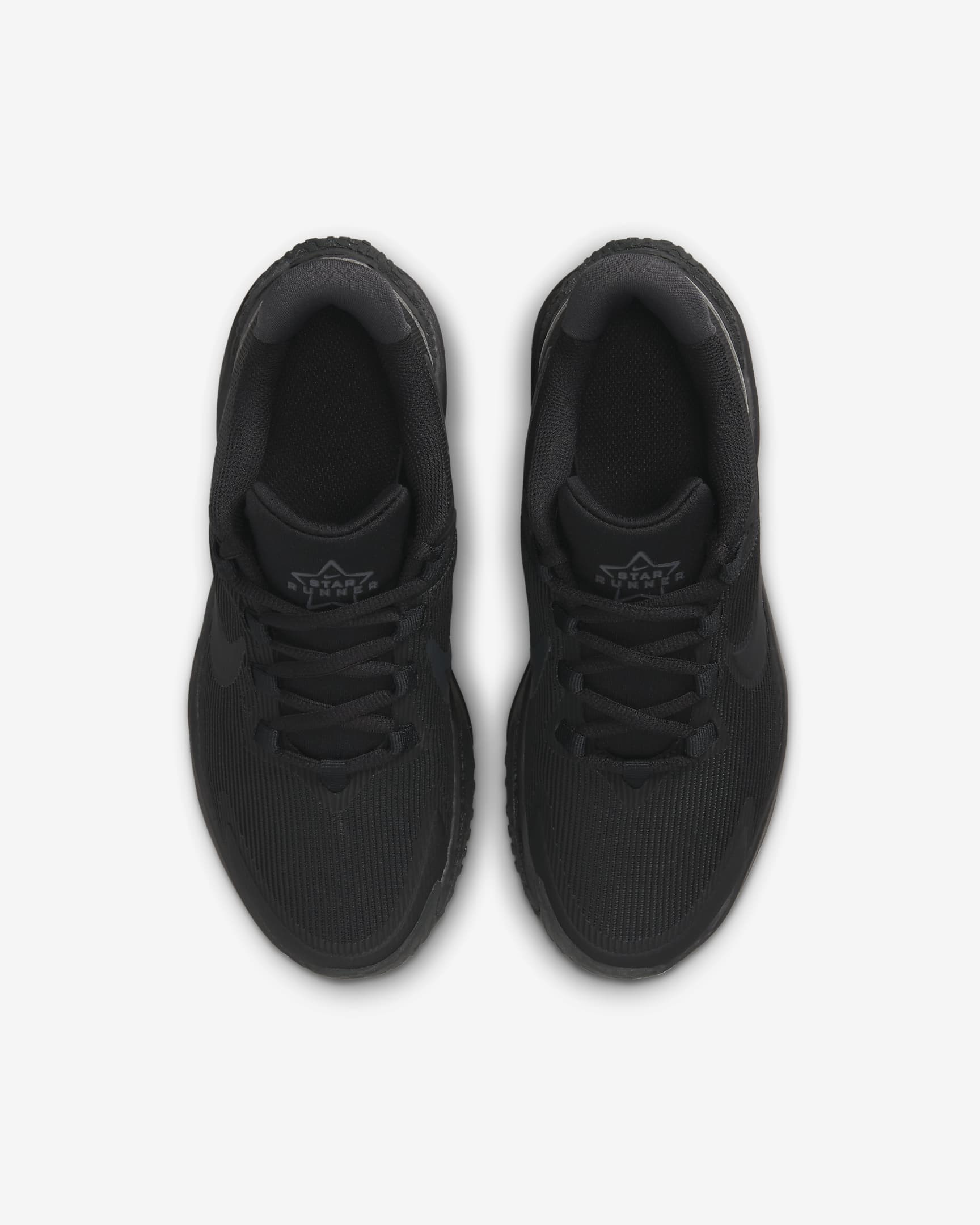 Nike Star Runner 4 løpesko til vei for store barn - Svart/Svart/Anthracite/Svart