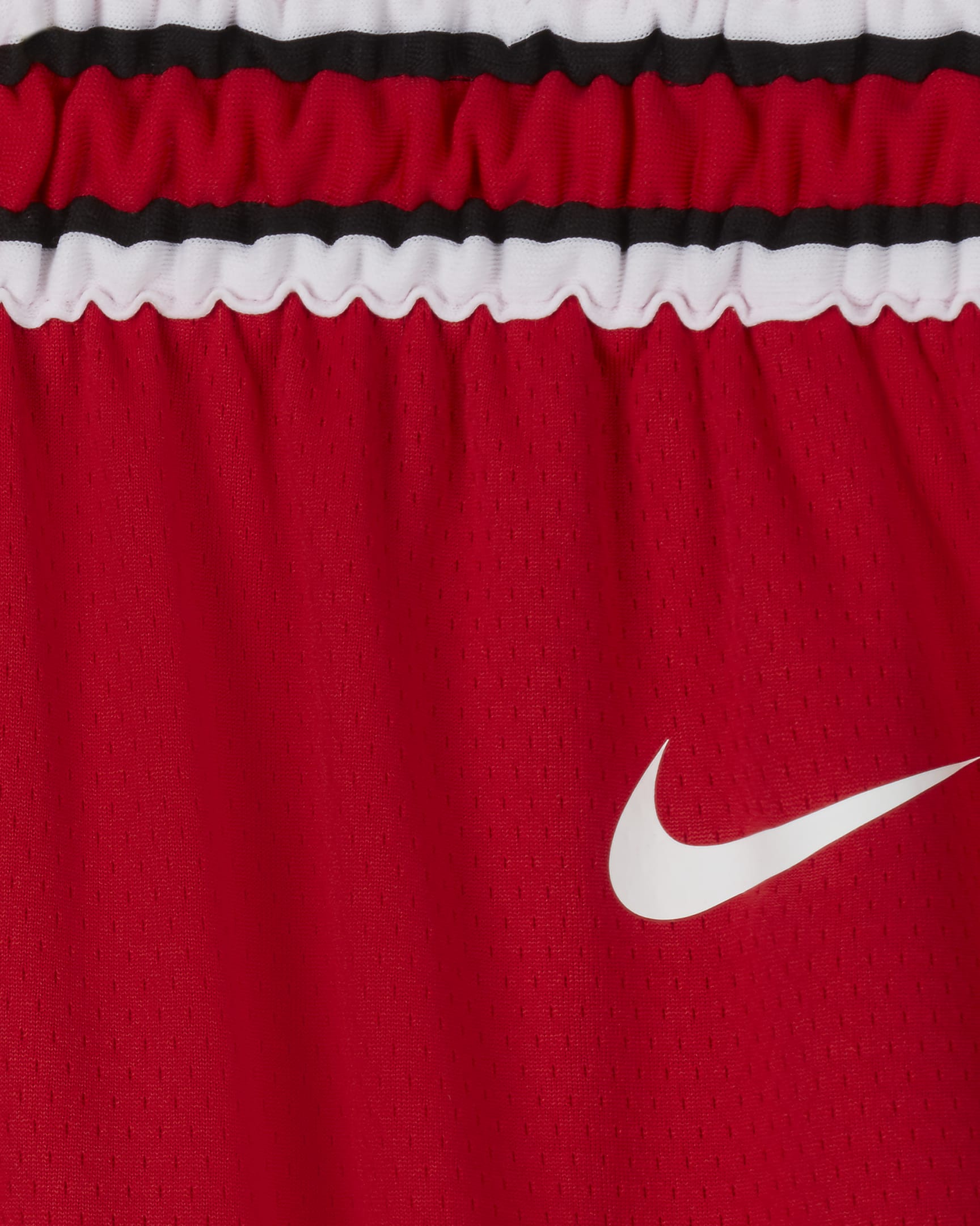 NBA-shorts Chicago Bulls Icon Edition Nike Swingman för män - University Red/Vit/Vit