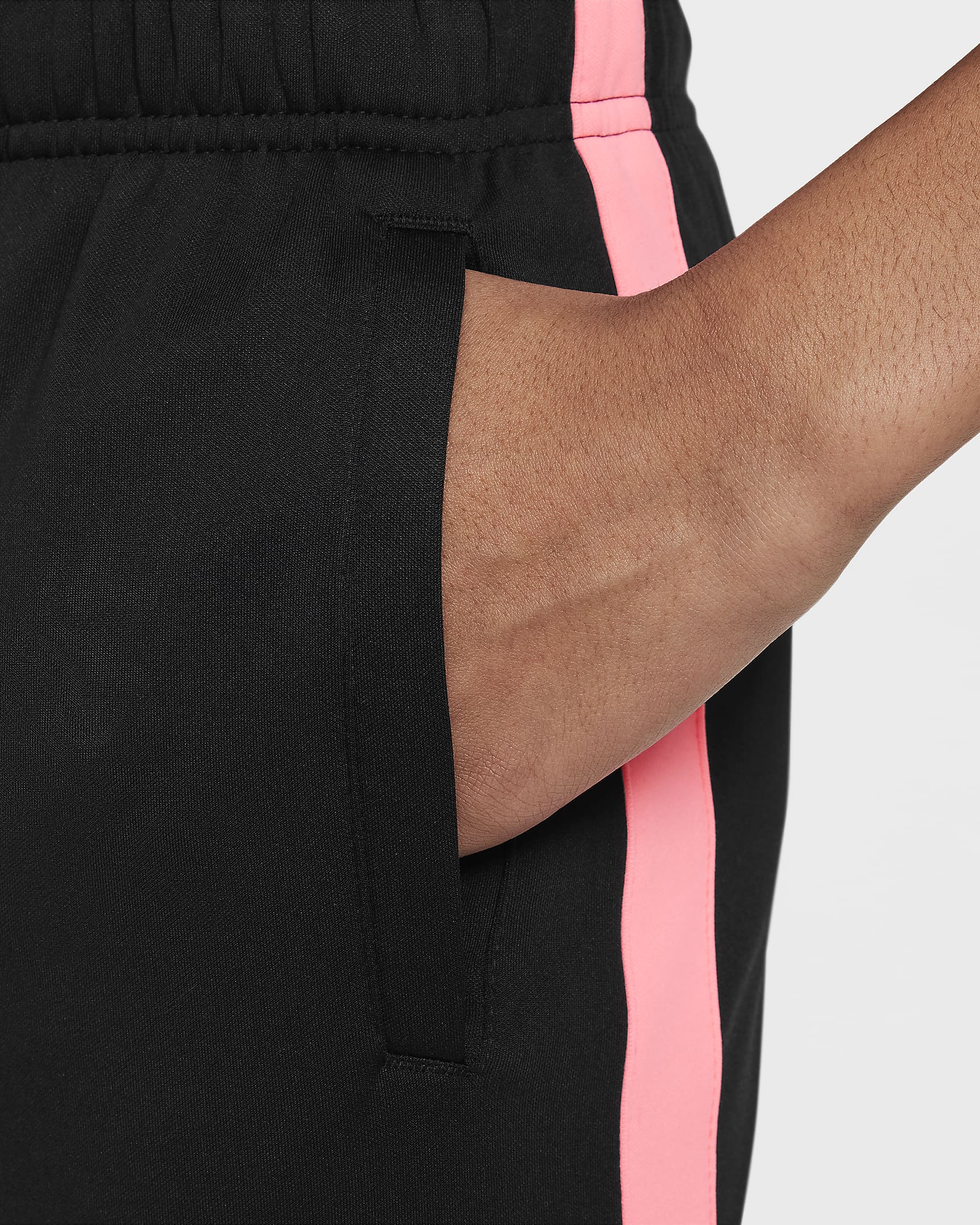Pantaloni jogger Nike Air – Ragazzo - Nero/Pink Foam