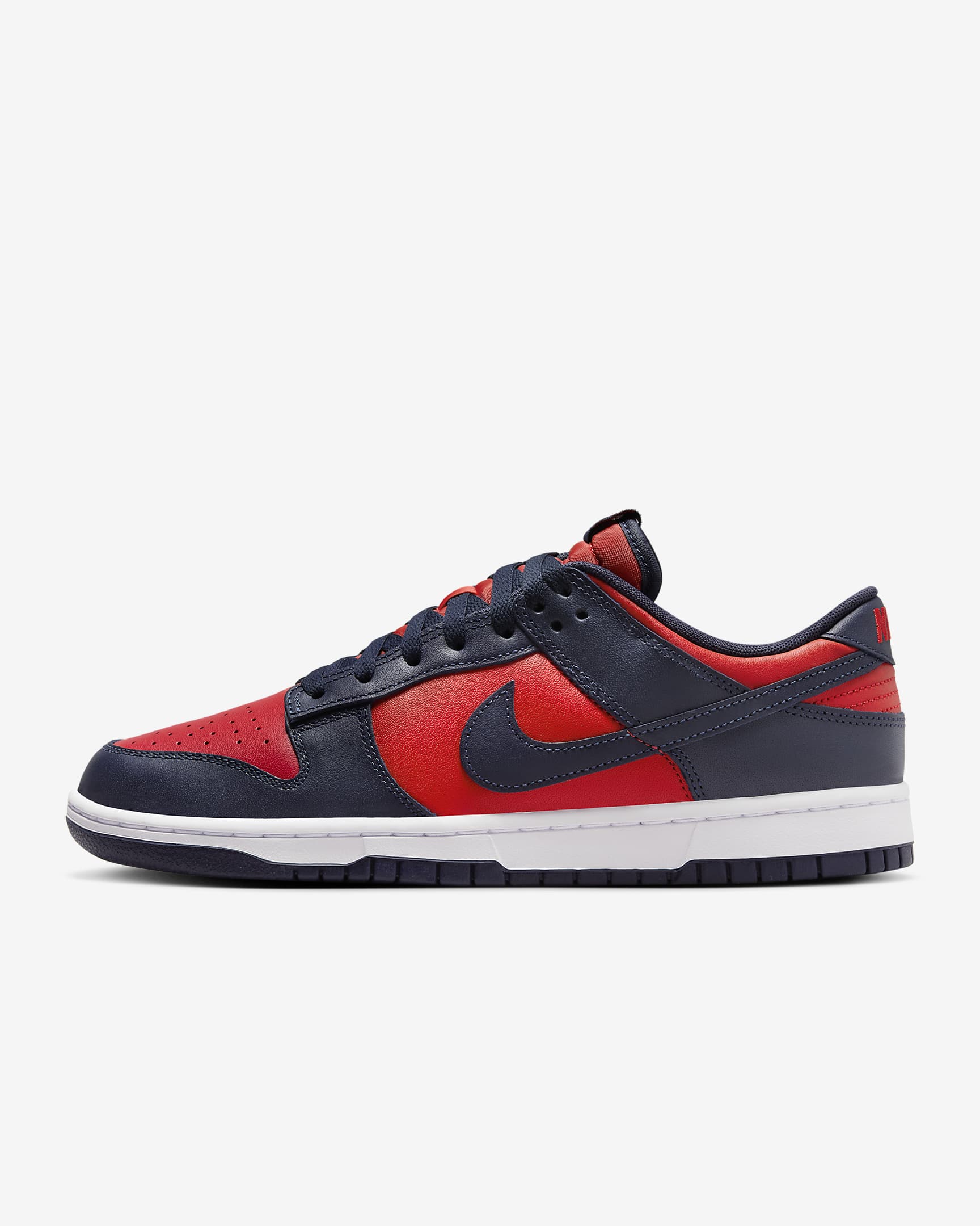 Tenis para hombre Nike Dunk Low Retro - Rojo universitario/Blanco/Obsidiana