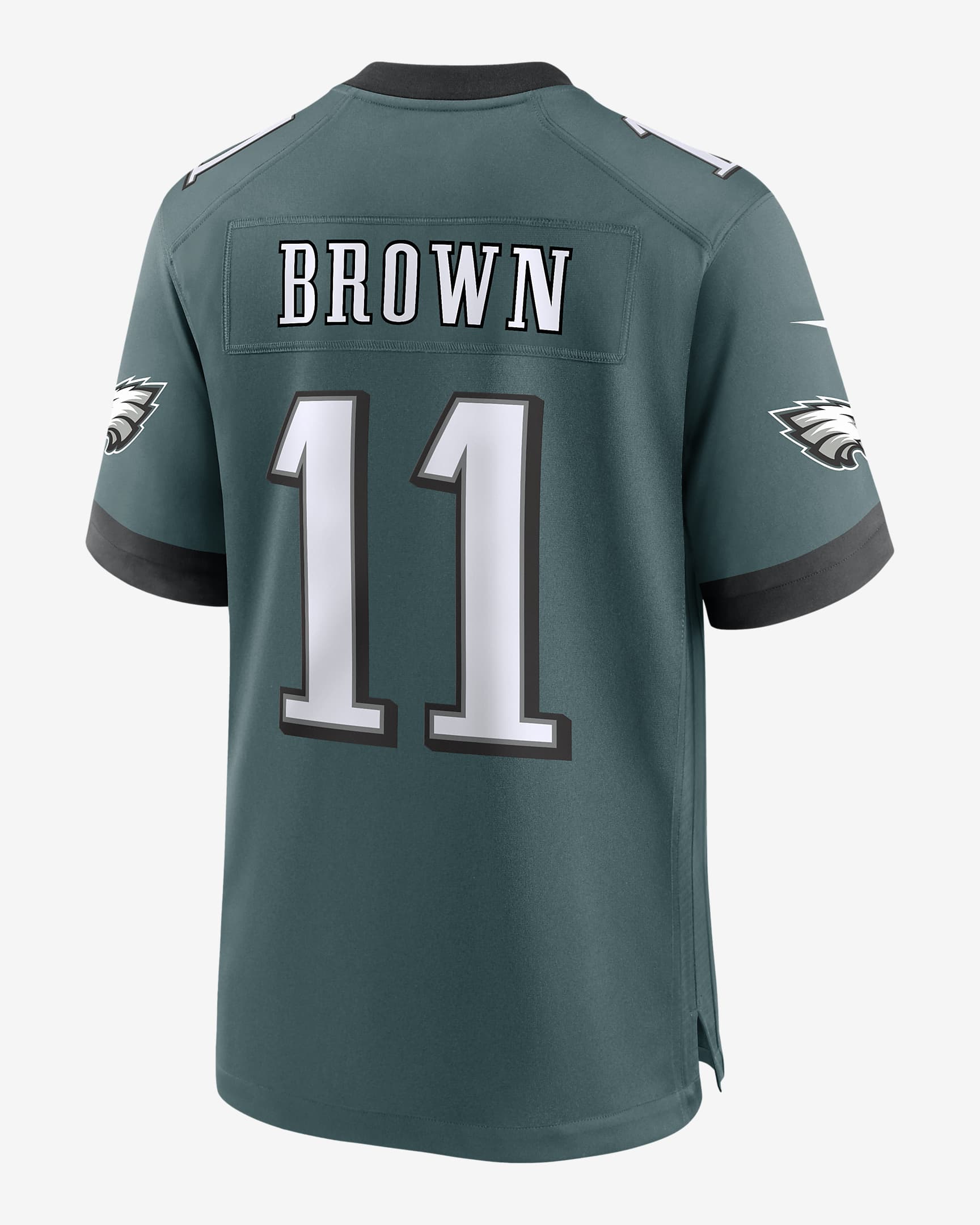 A.J. Jersey de la NFL Nike Game para hombre Brown Philadelphia Eagles - Verde