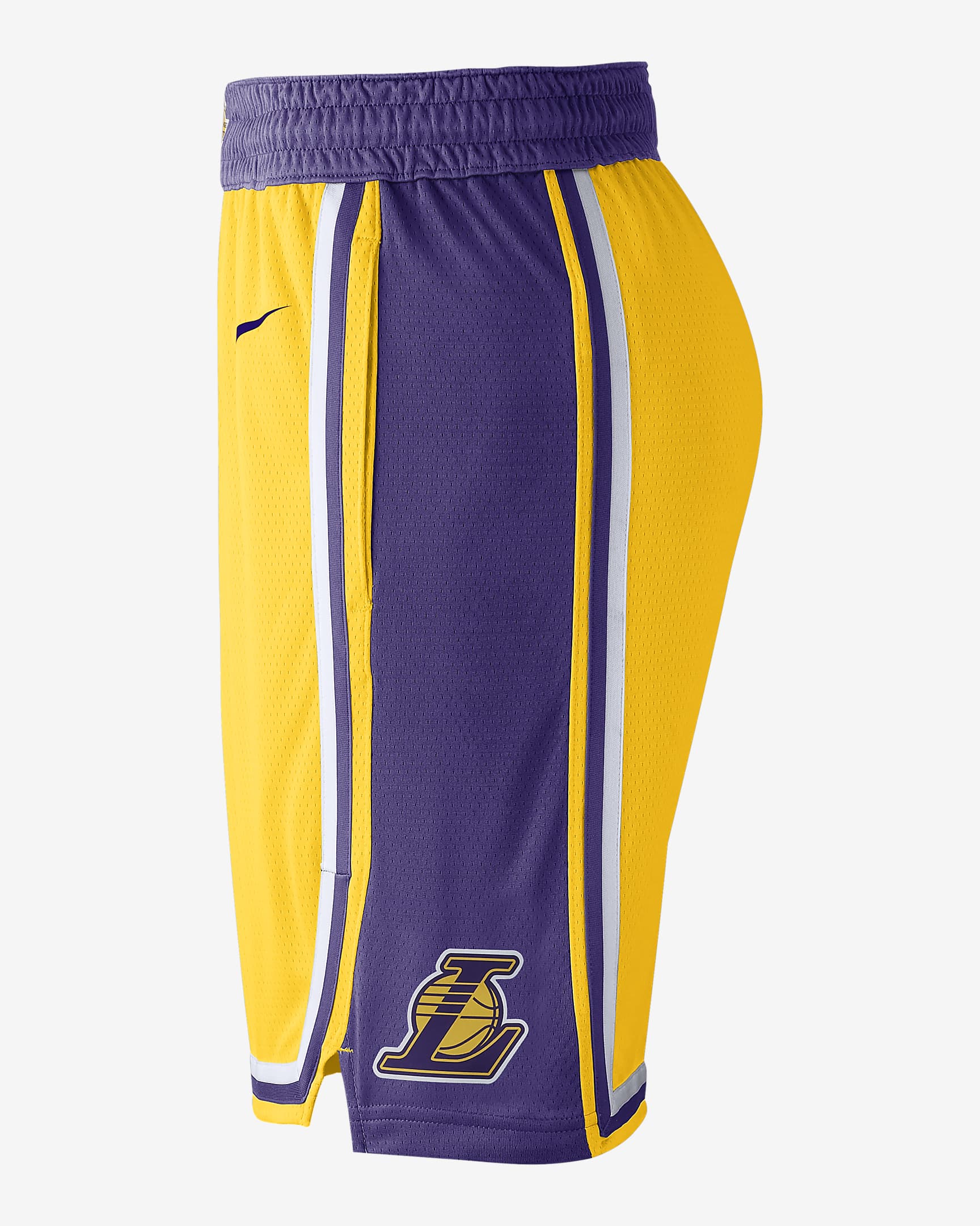 Shorts Nike NBA Swingman para hombre Los Angeles Lakers Icon Edition ...