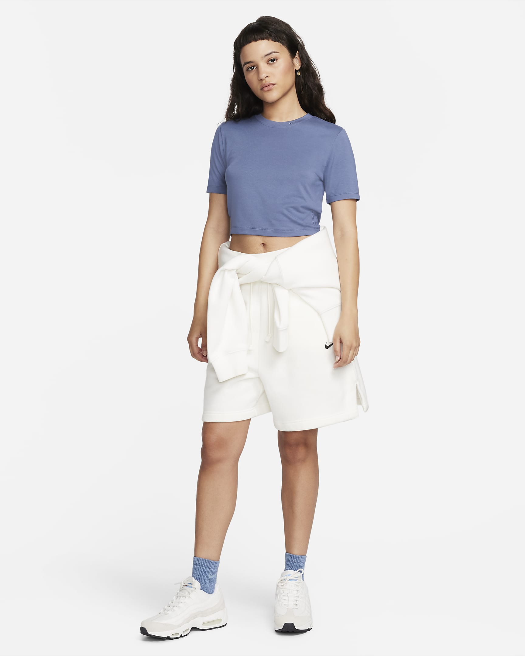 Nike Sportswear Essential Women's Crop T-Shirt - Diffused Blue