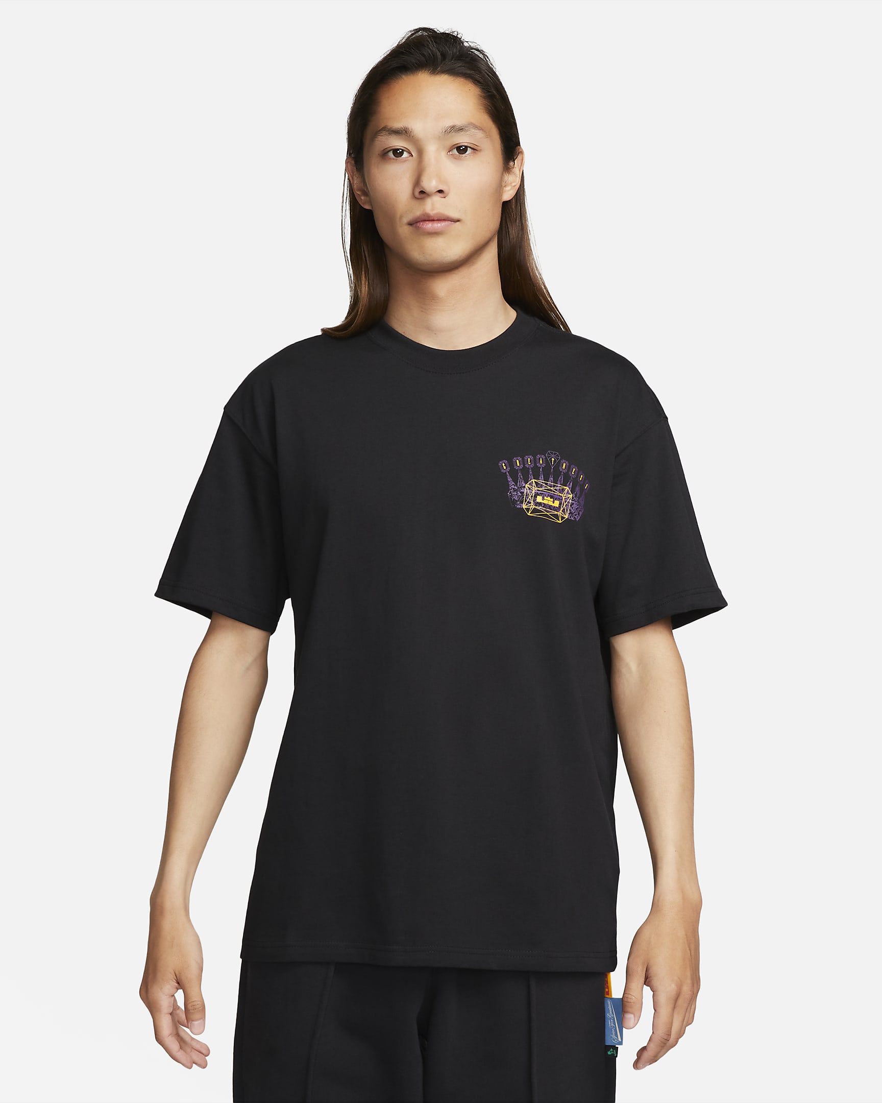 เสื้อยืดผู้ชาย Max90 LeBron - ดำ