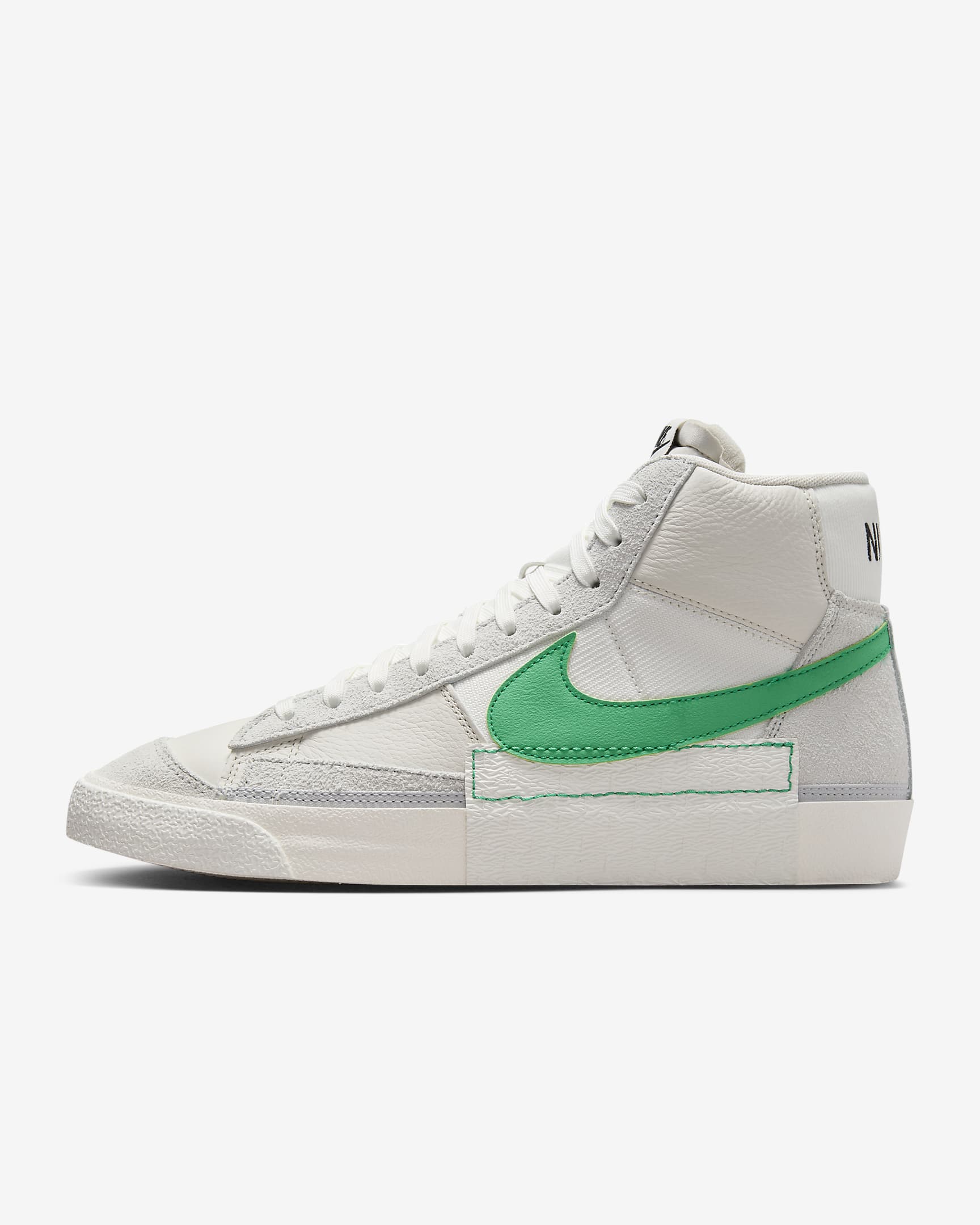 Nike Blazer Mid Pro Club Men's Shoes - Pure Platinum/Phantom/Summit White/Stadium Green