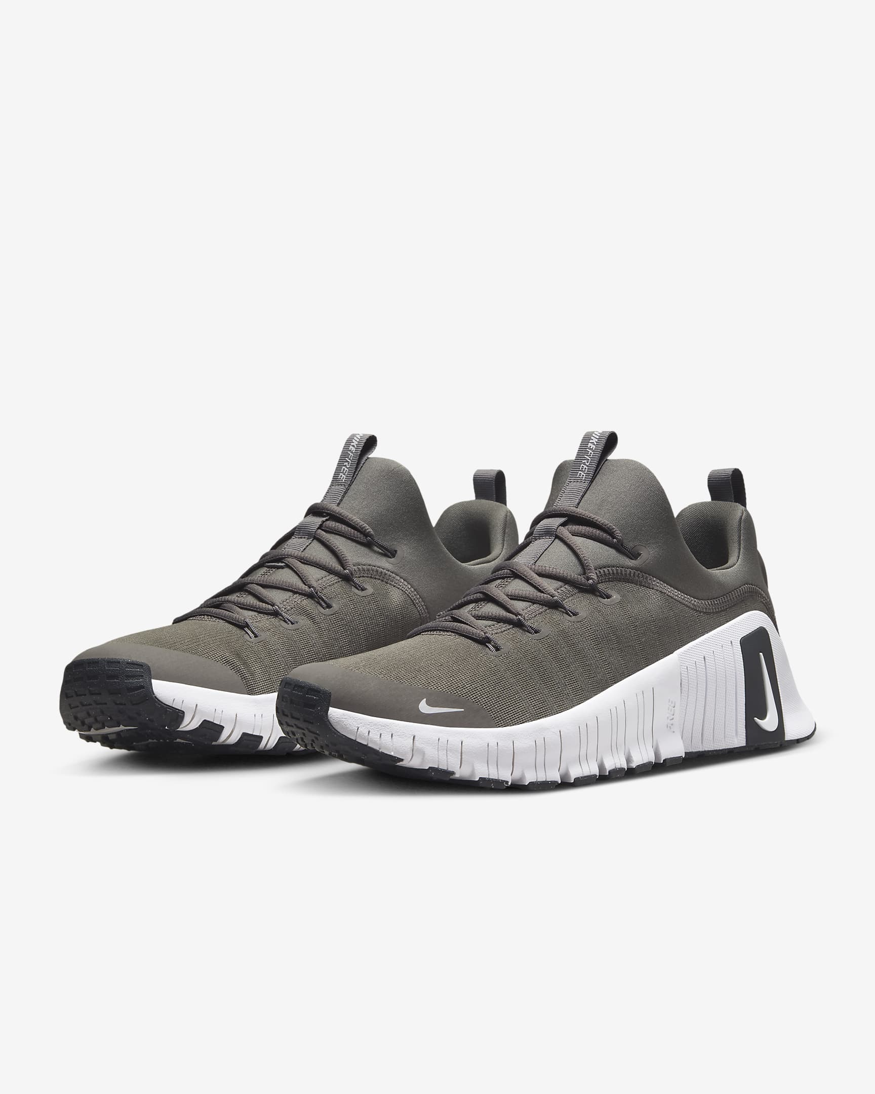 Nike Free Metcon 6 treningssko til herre - Flat Pewter/Anthracite/Summit White/Hvit