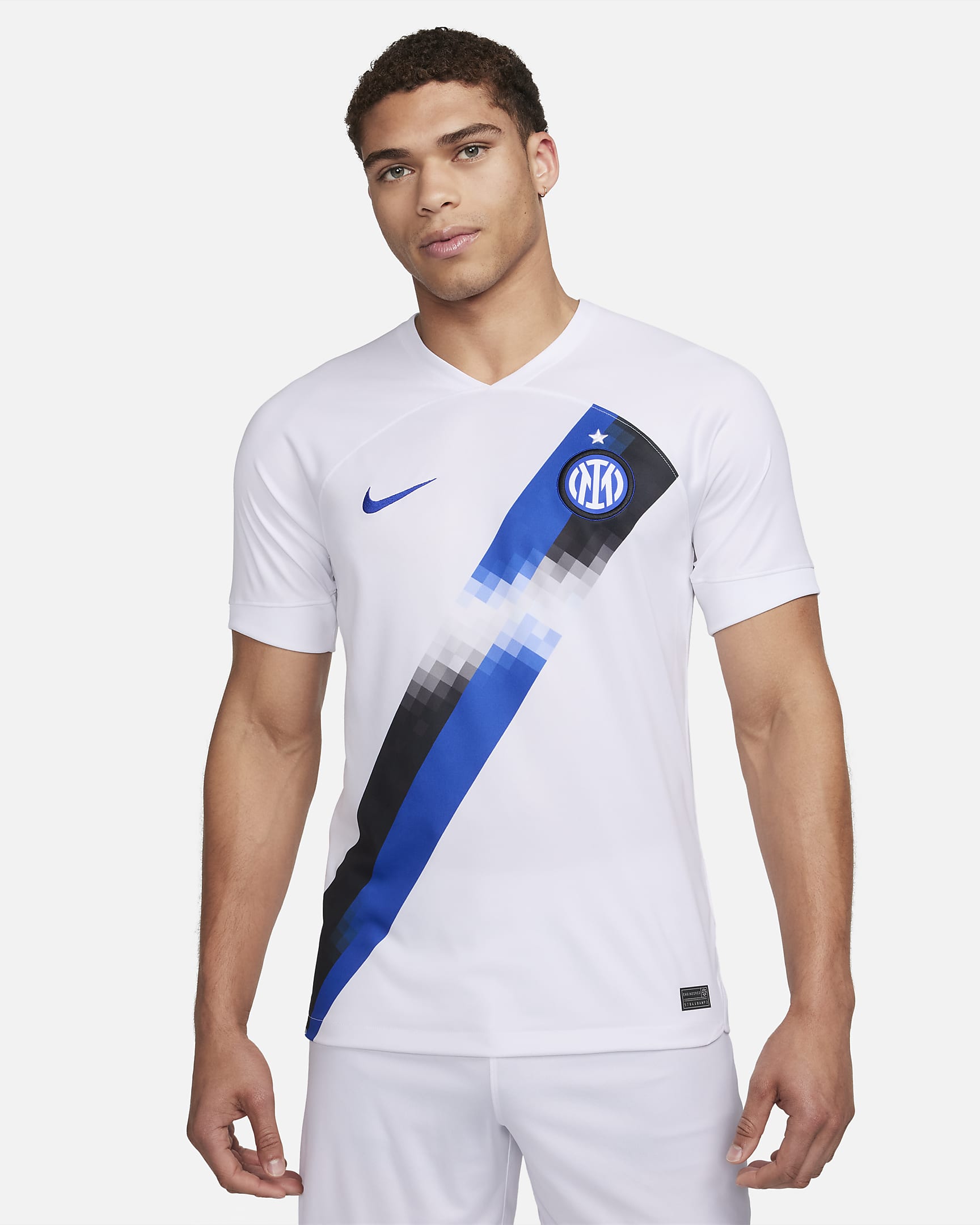 Jersey de fútbol Nike Dri-FIT del Inter de Milán visitante 2023/24 Stadium para hombre - Blanco/Azul Lyon