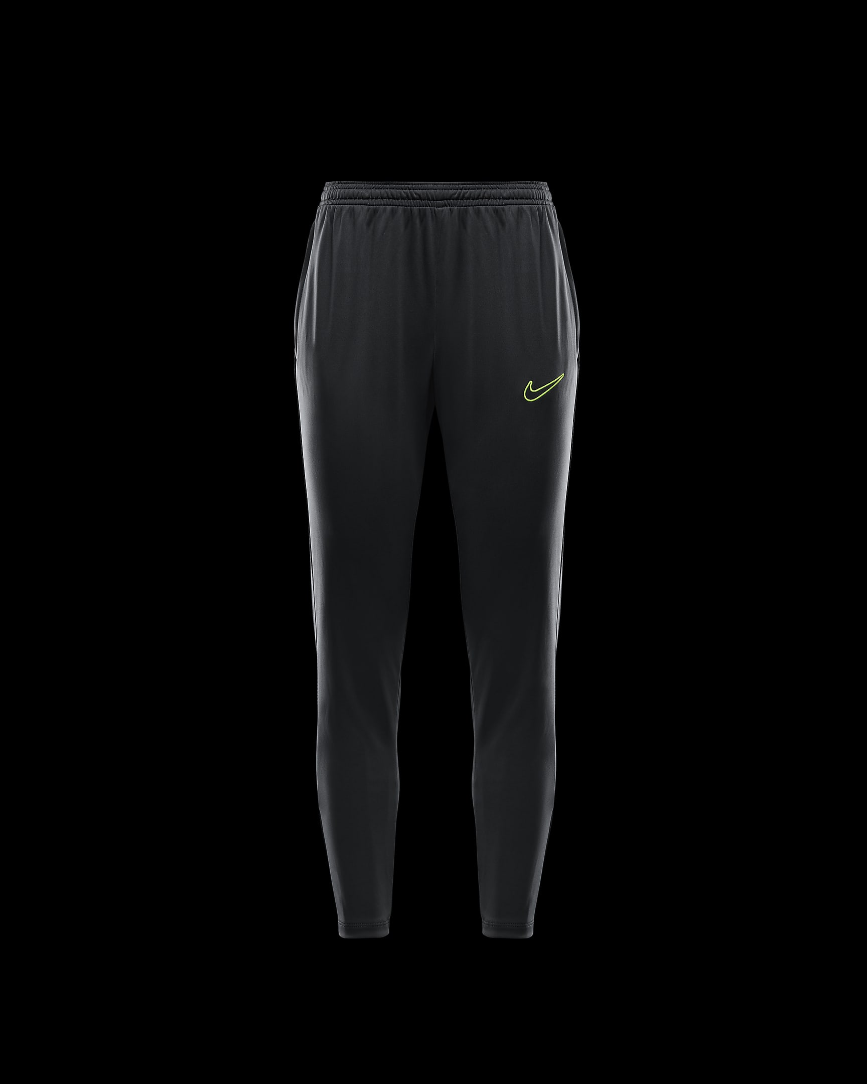 Nike Dri-FIT Academy-fodboldbukser til kvinder - Anthracite/Volt