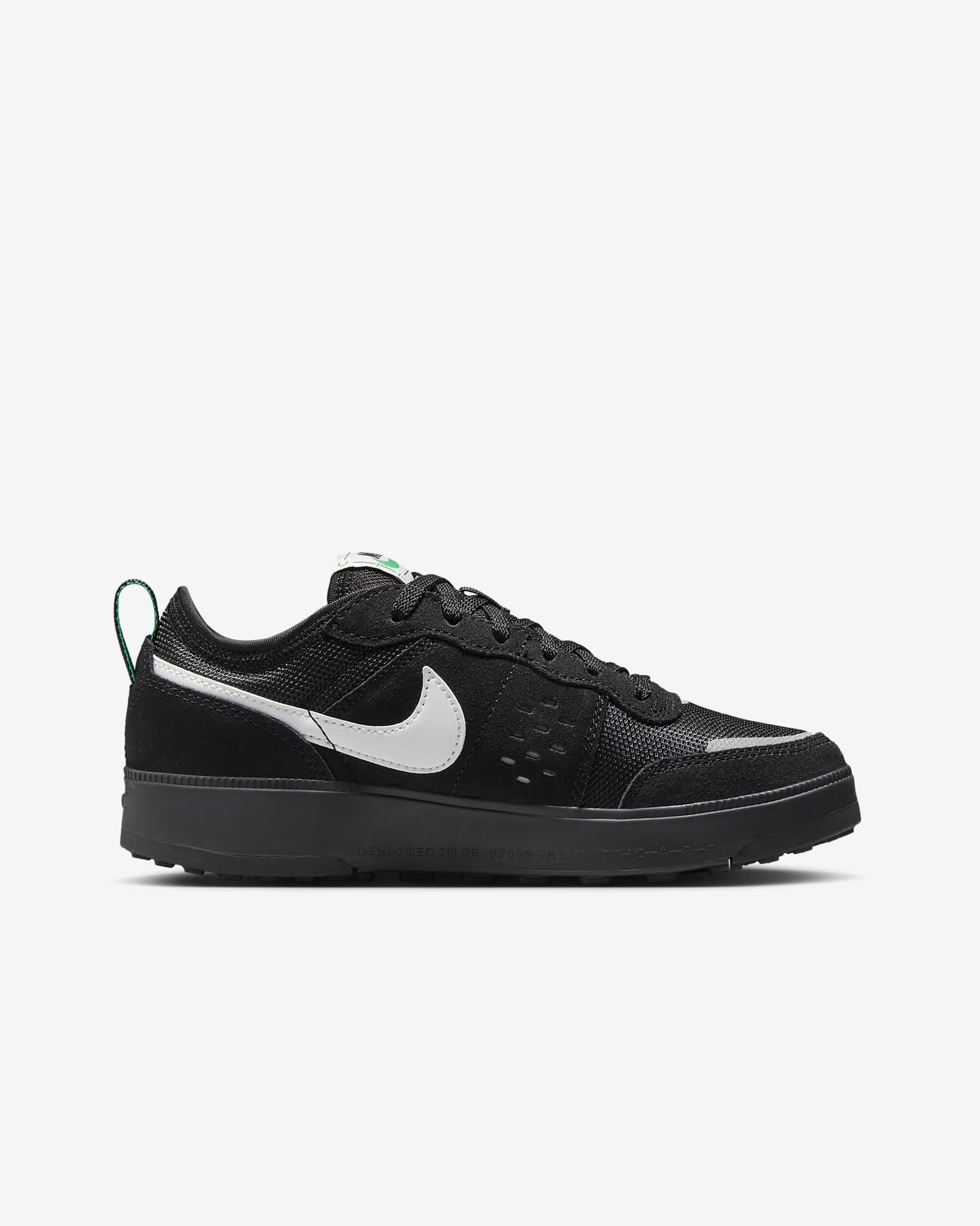 Tenis para niños grandes Nike C1TY - Negro/Verde estadio/Blanco cumbre