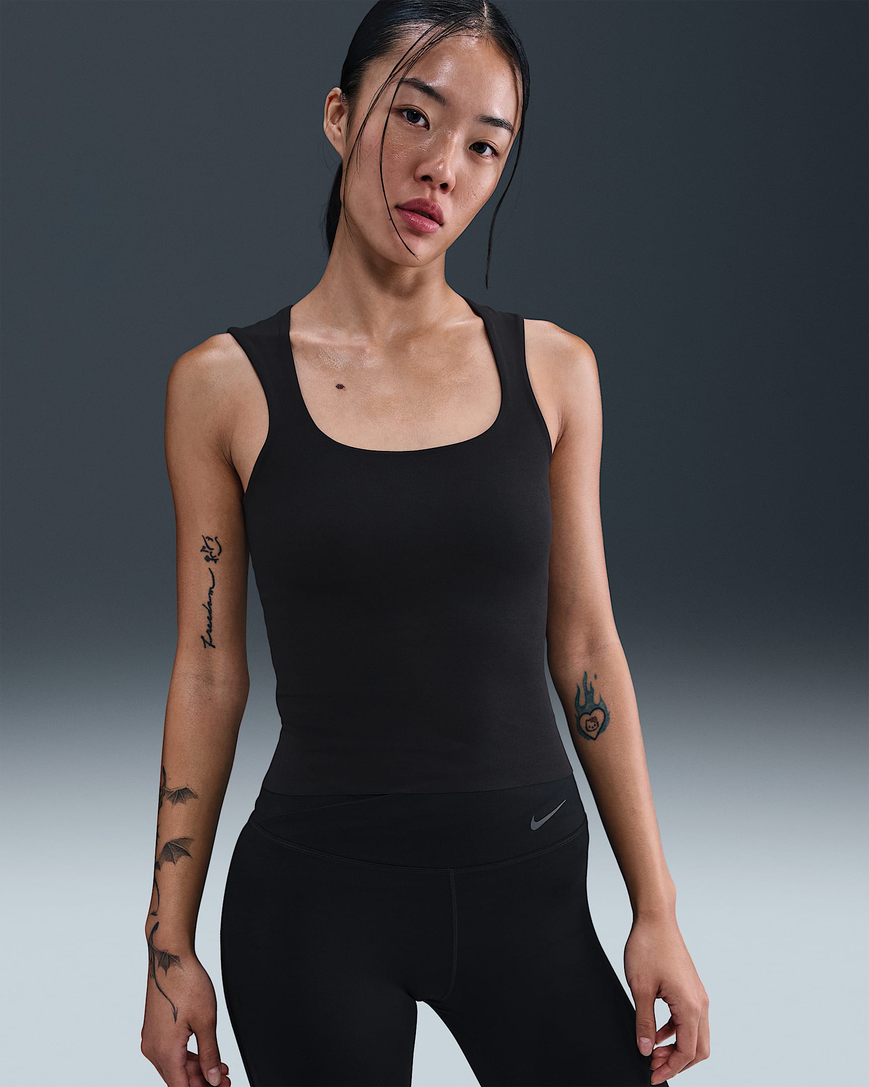Nike Zenvy 女款 Dri-FIT 背心 - 黑色