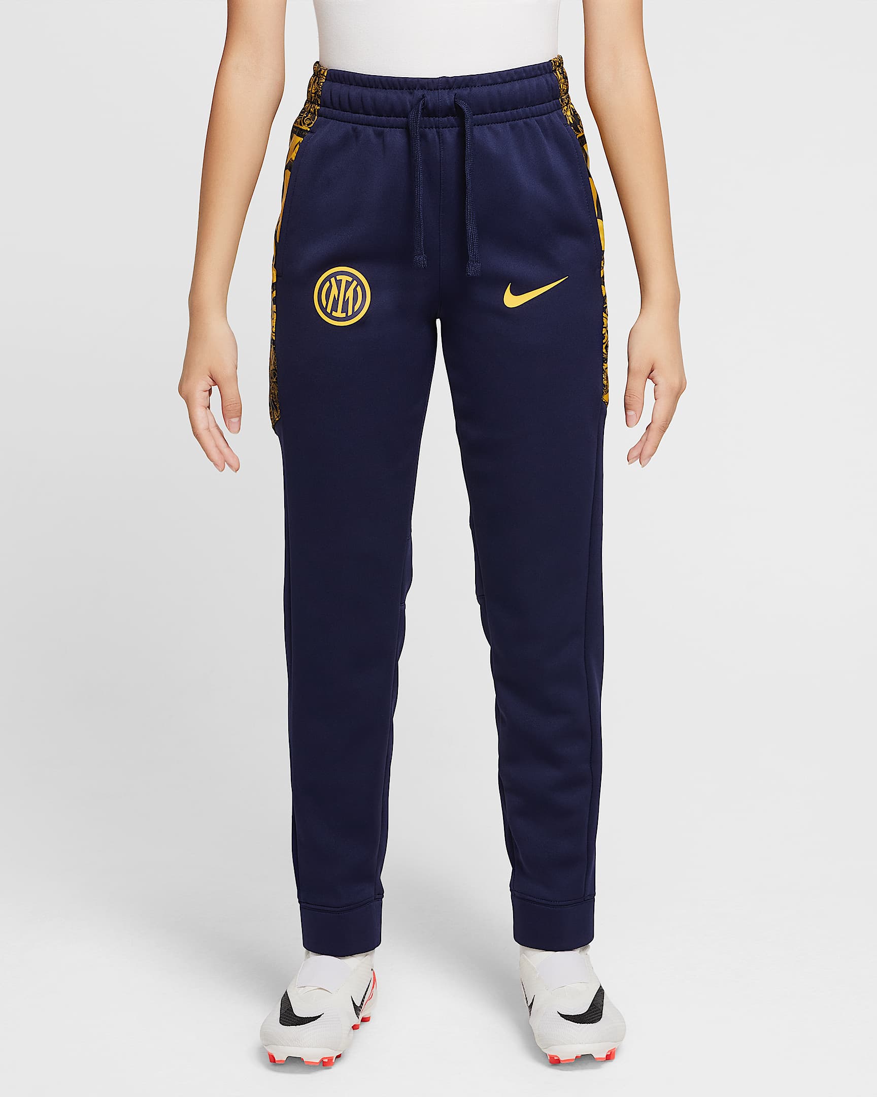 Inter Milan Third Older Kids' Nike Football Woven Tracksuit - Blackened Blue/University Gold/University Gold