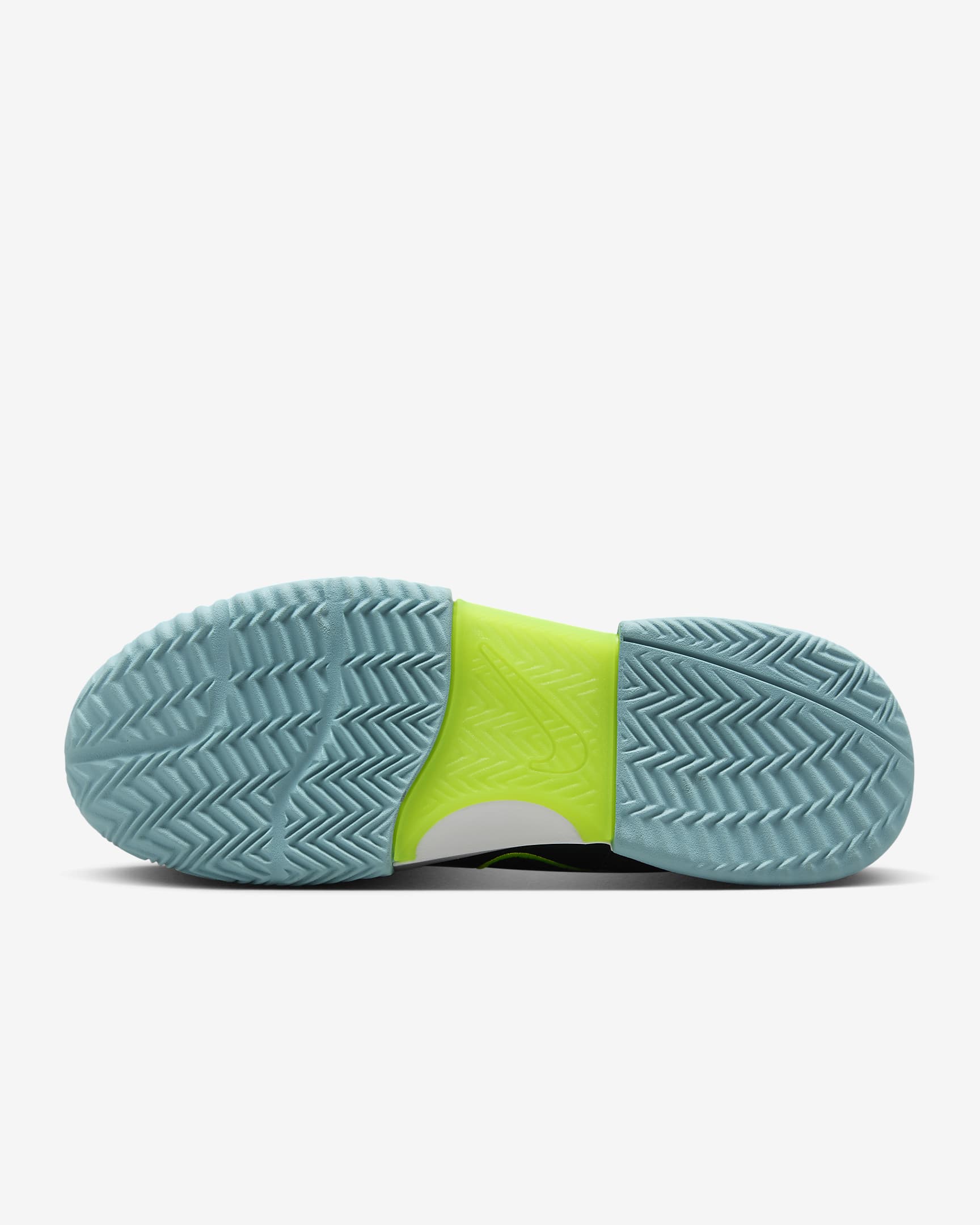 NikeCourt Lite 4 Herren-Tennisschuh für Sandplätze - Armory Navy/Volt/Denim Turquoise