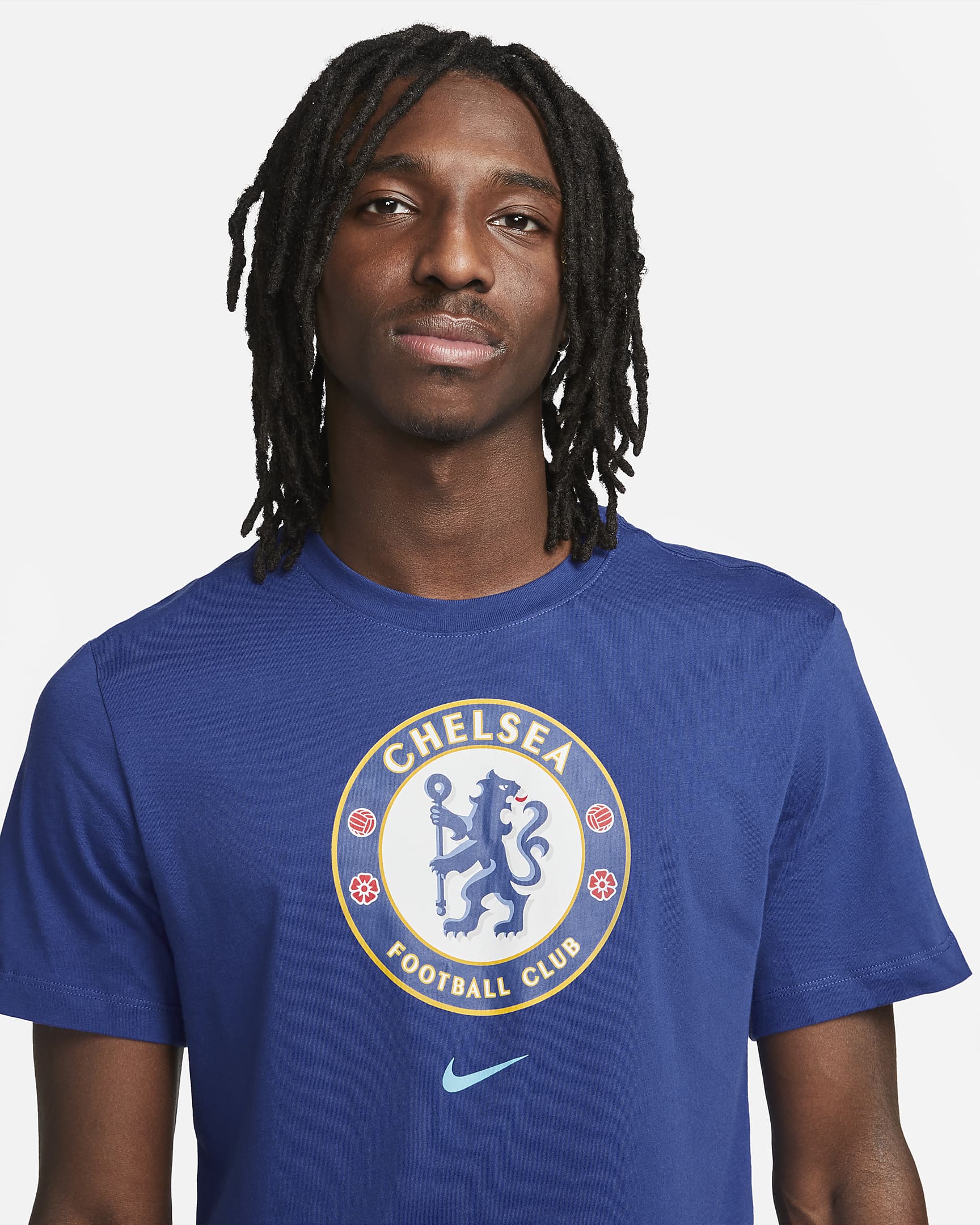 Chelsea FC Crest Men's Soccer TShirt.