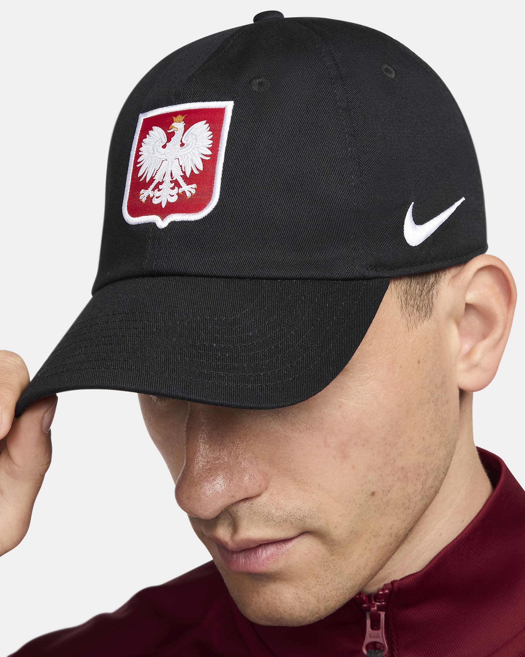 Heritage86 Polonia Gorra Nike - Negro/Blanco