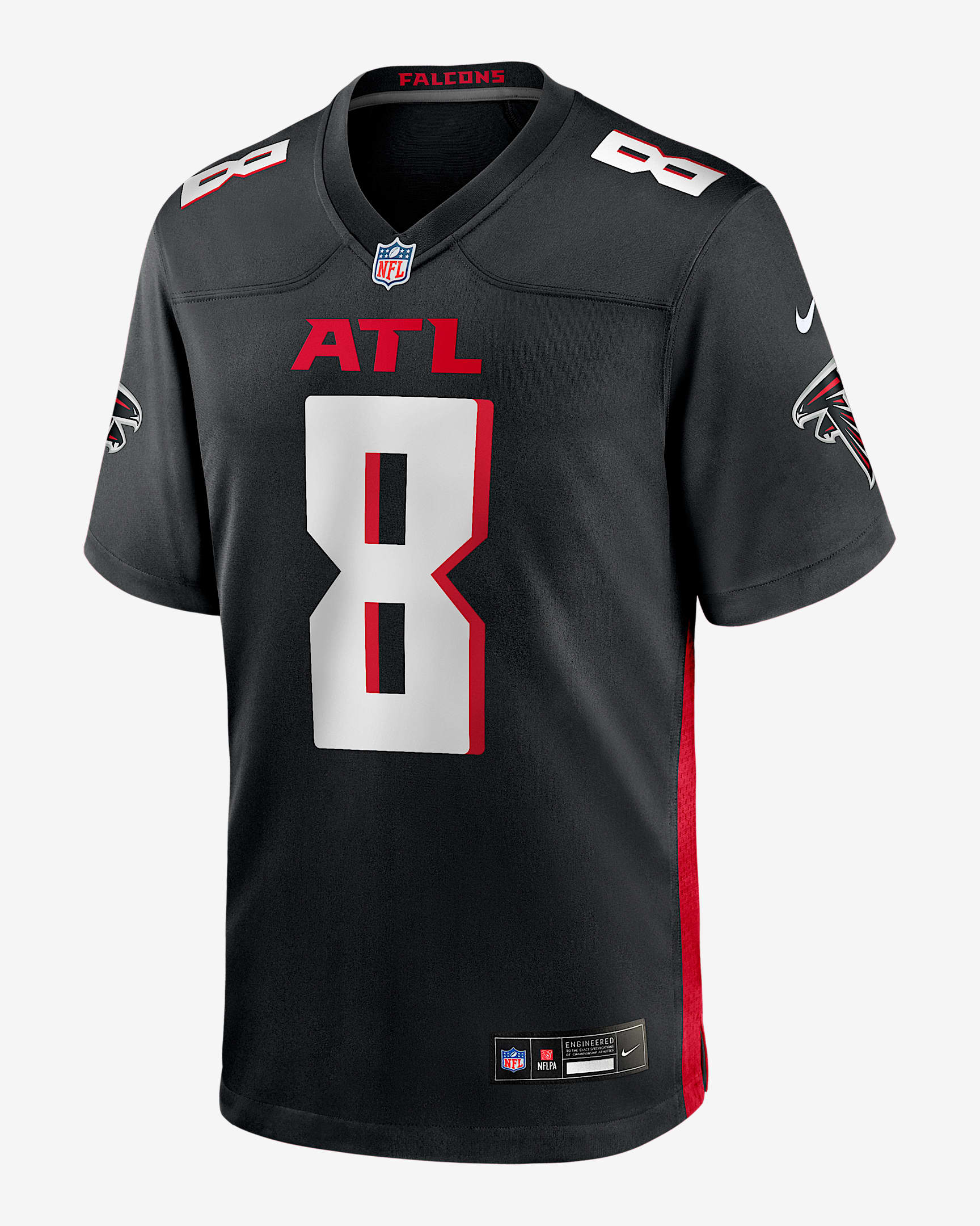 Kyle Pitts Sr. Atlanta Falcons Men's Nike NFL Game Jersey - Black