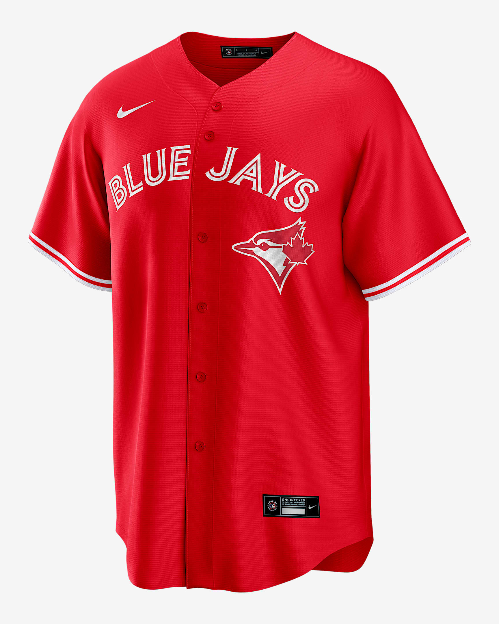 Toronto Blue Jays Canada Day Men's Nike MLB Replica Jersey - Red