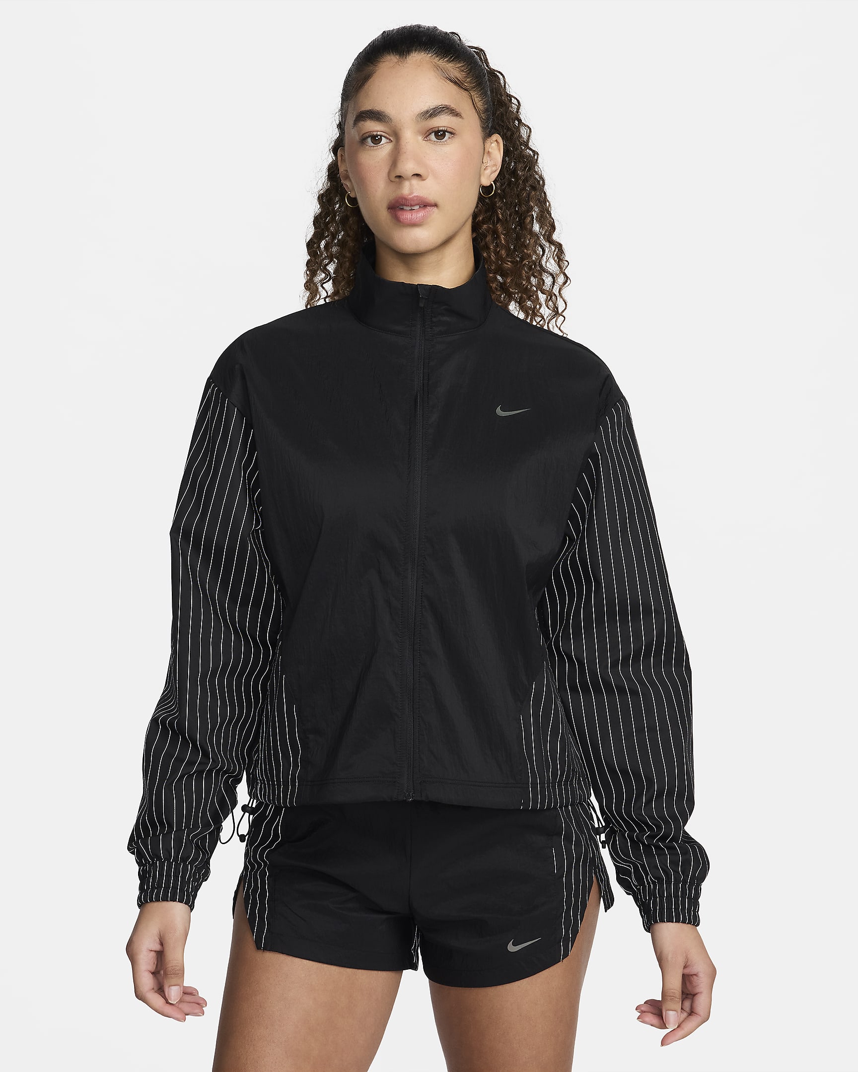 Nike Running Division Damen-Laufjacke - Schwarz/Schwarz