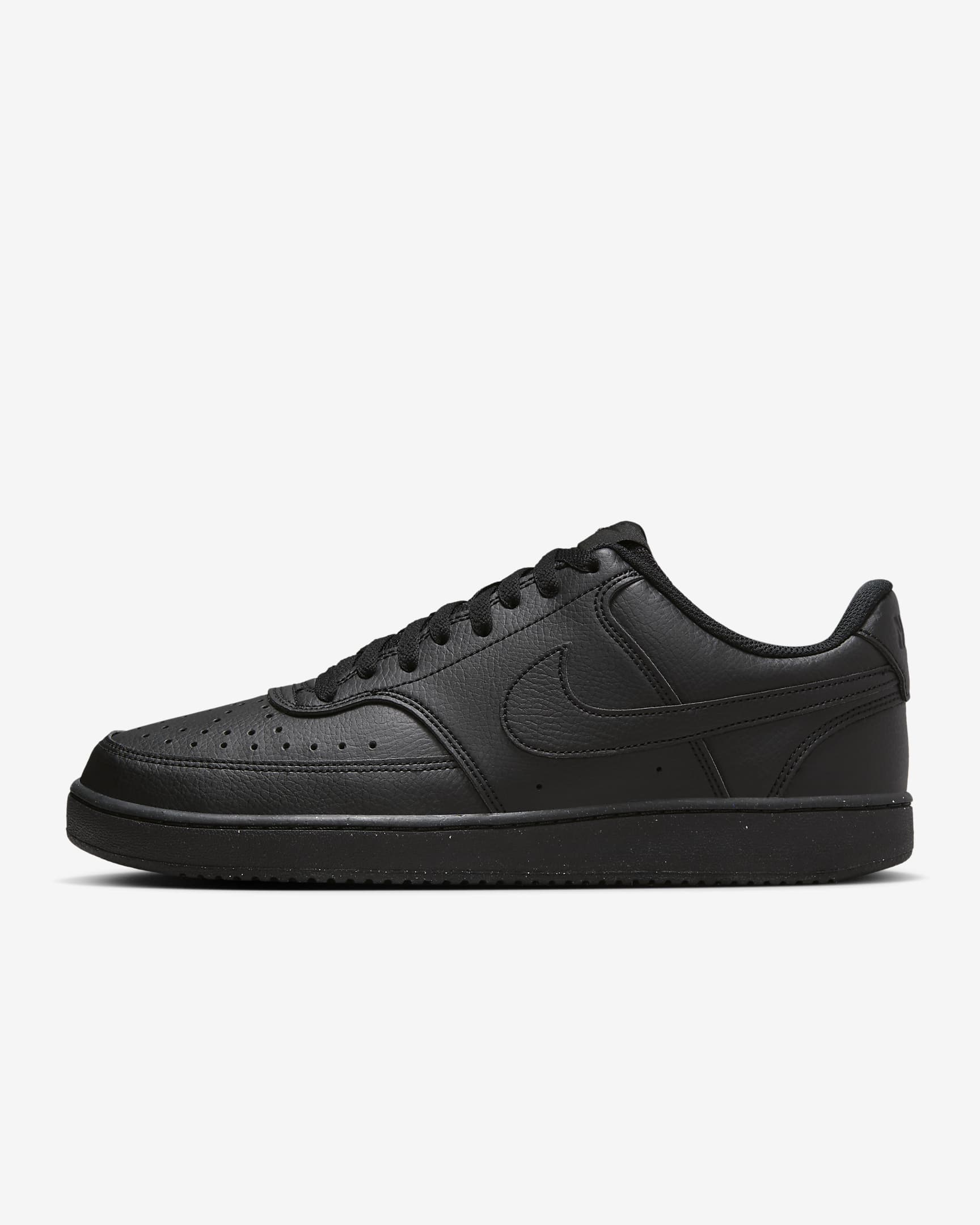 Chaussure Nike Court Vision Low Next Nature pour Homme - Noir/Noir/Noir